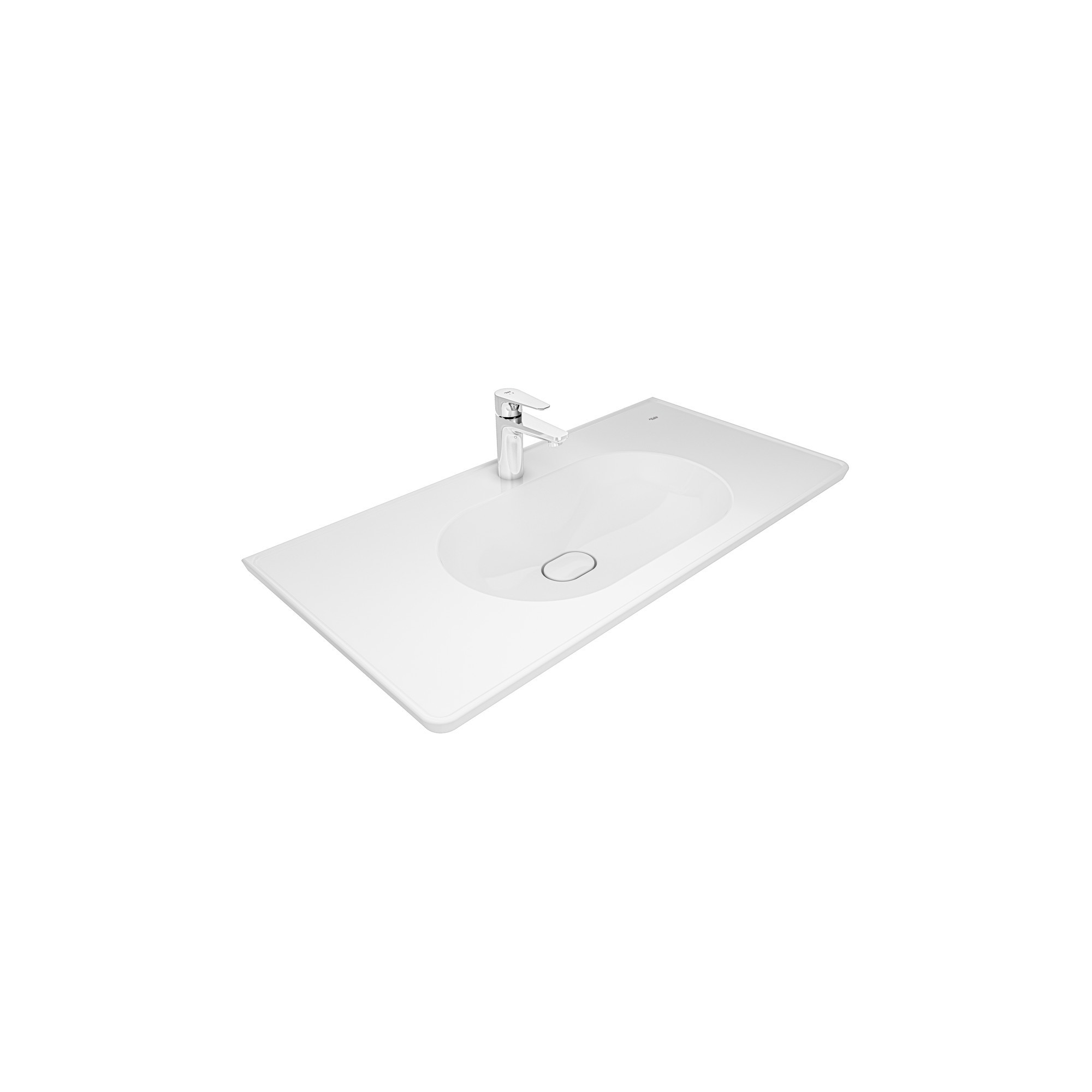 Zero 2.0 Shelf Washbasin White 100X50 cm