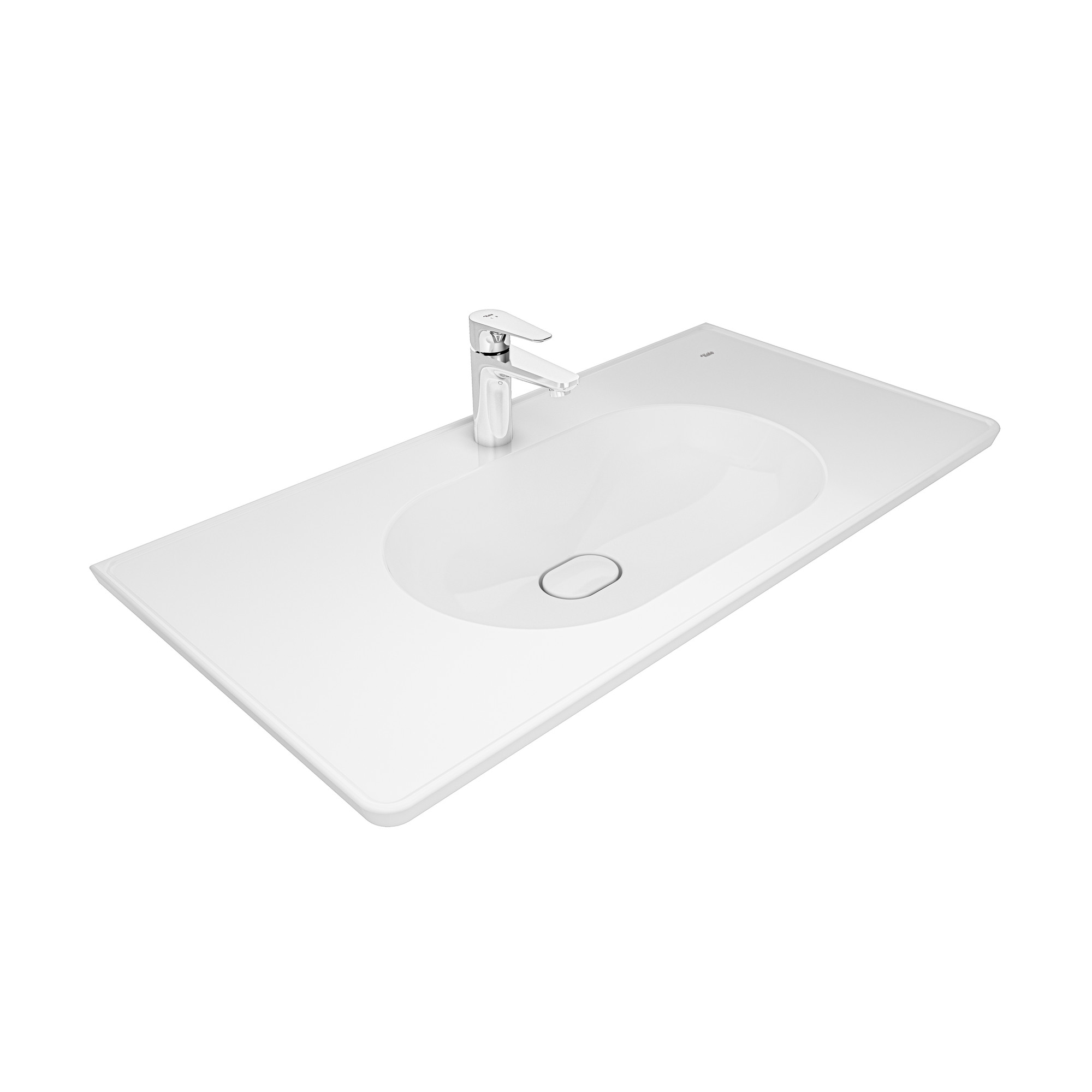 Zero 2.0 Shelf Washbasin White 100X50 cm