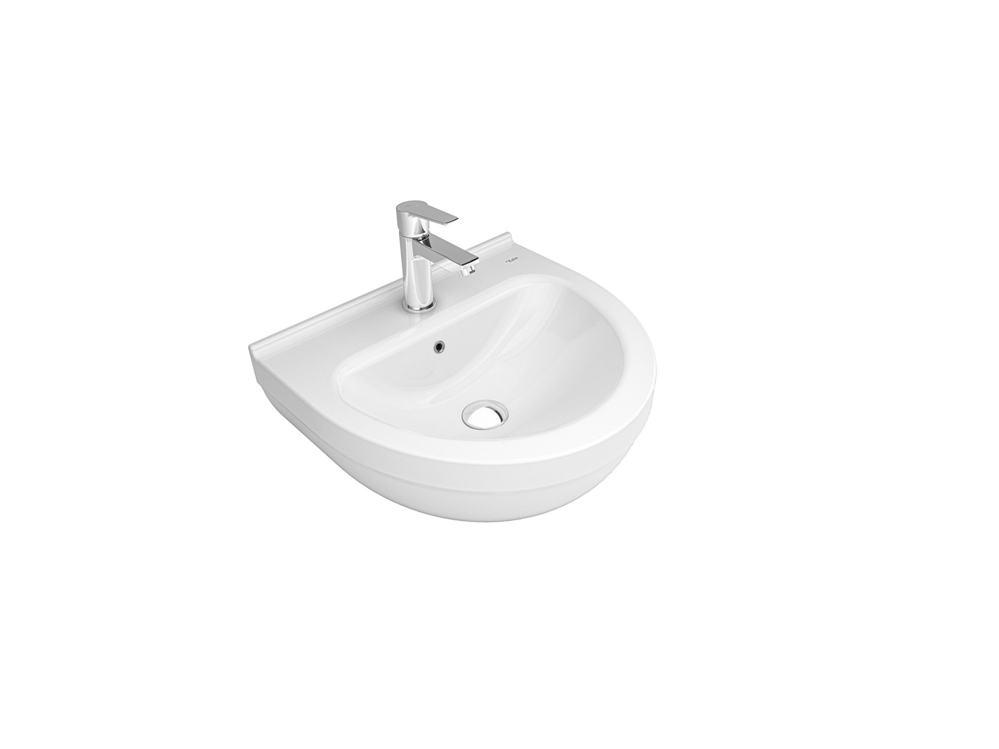 İdea 2.0 Round Washbasin 50x45 cm