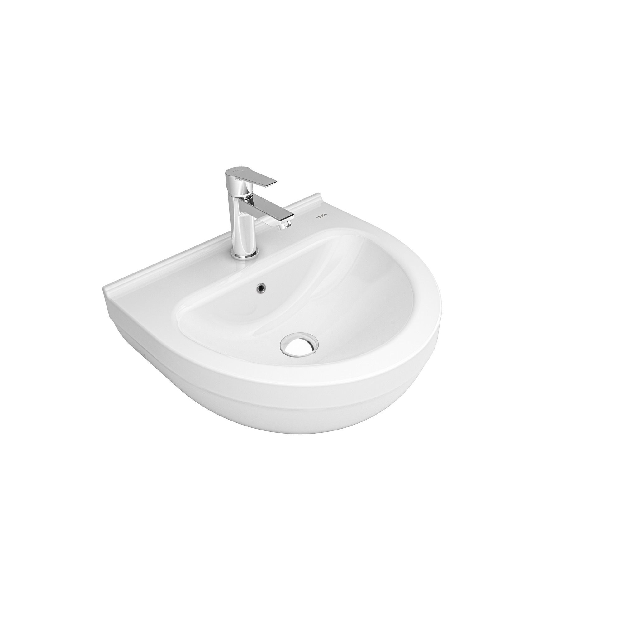 İdea 2.0 Round Washbasin 50x45 cm