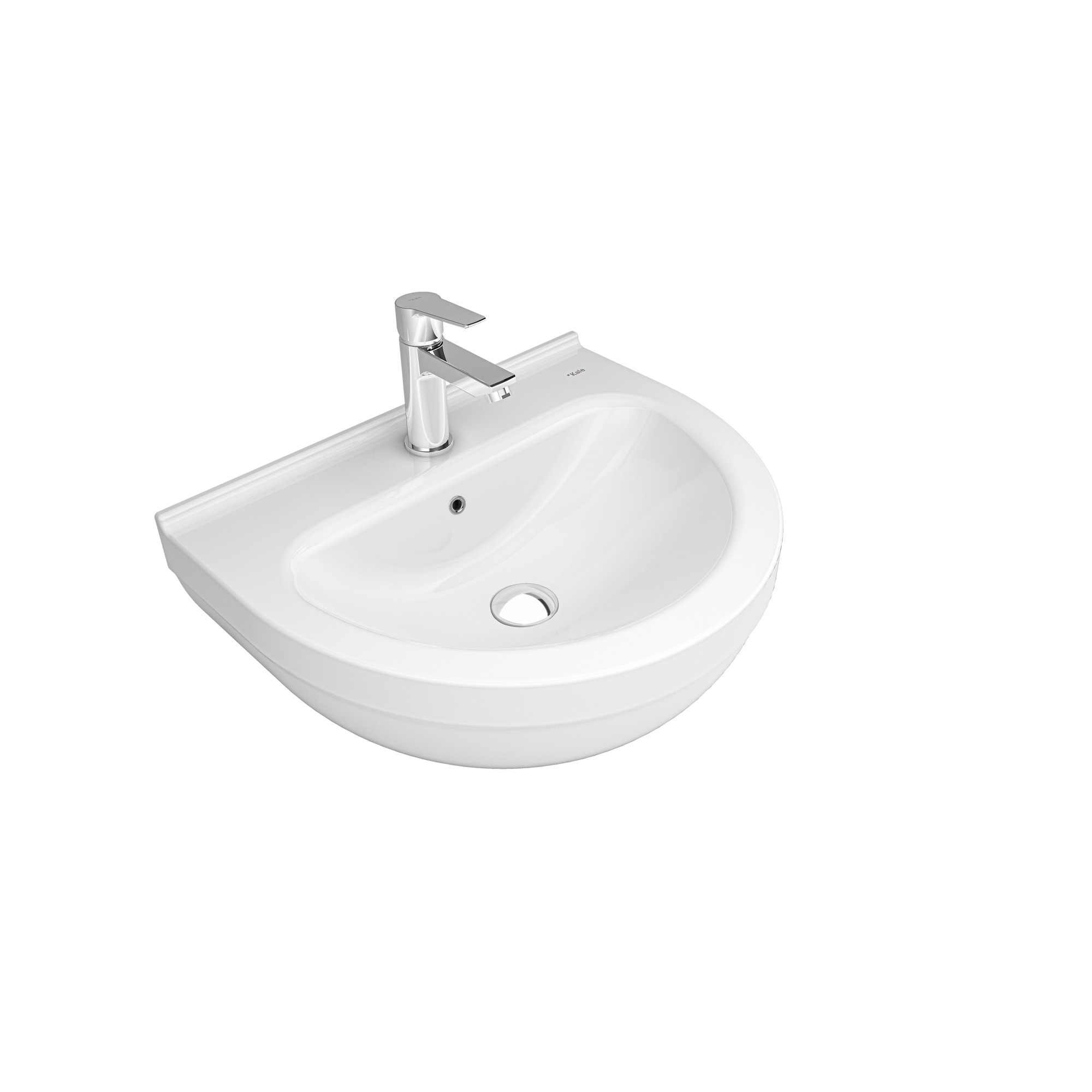 İdea 2.0 Round Washbasin 55x45 cm