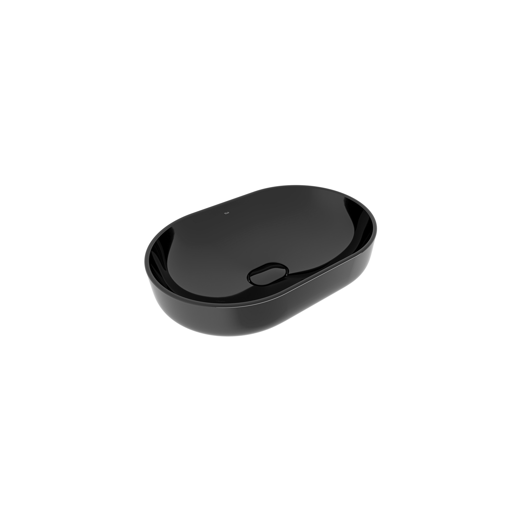 Zero 2.0 Oval Çanak Lavabo Siyah 60X40 cm
