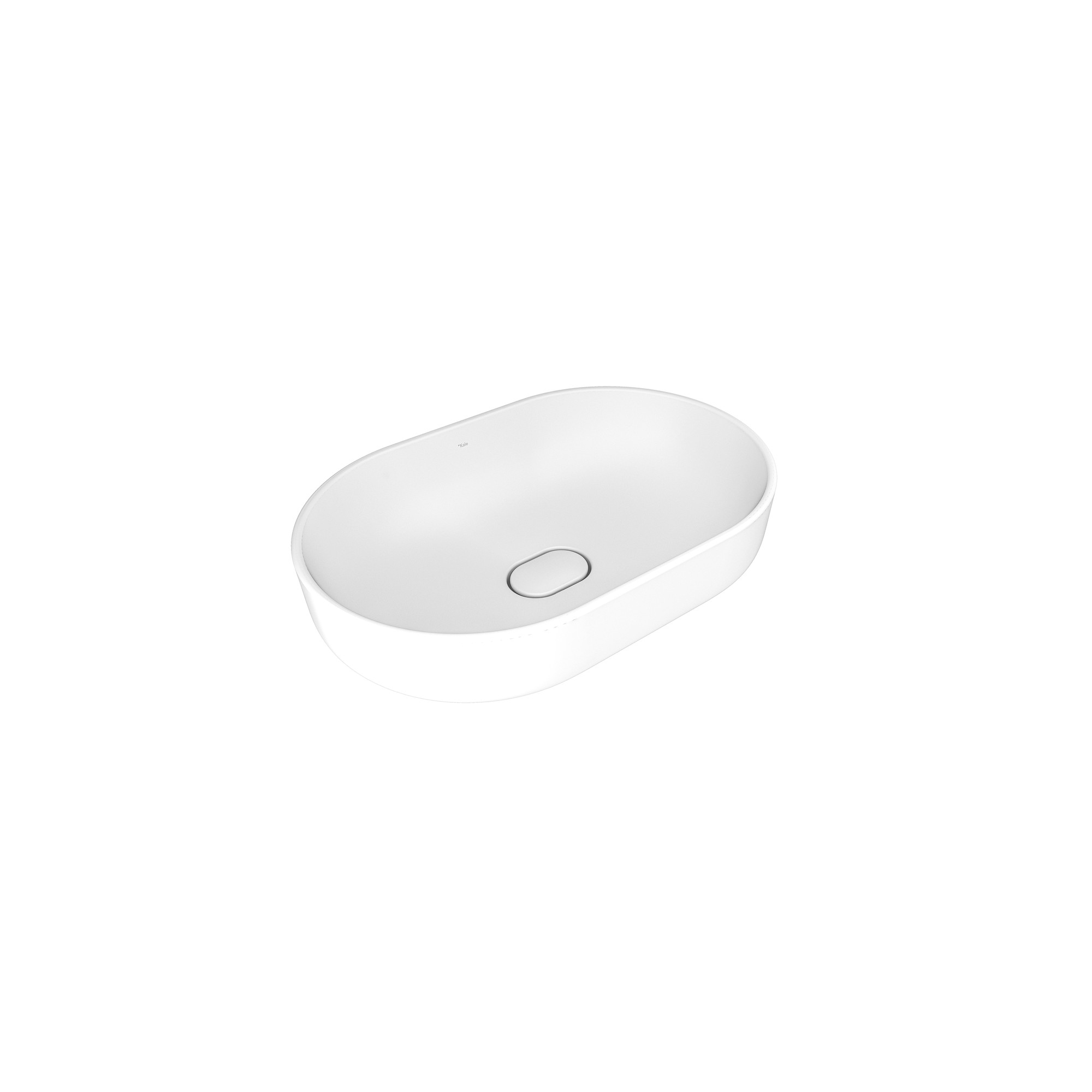 Zero 2.0 Oval Çanak Lavabo Mat Siyah 60X40 cm