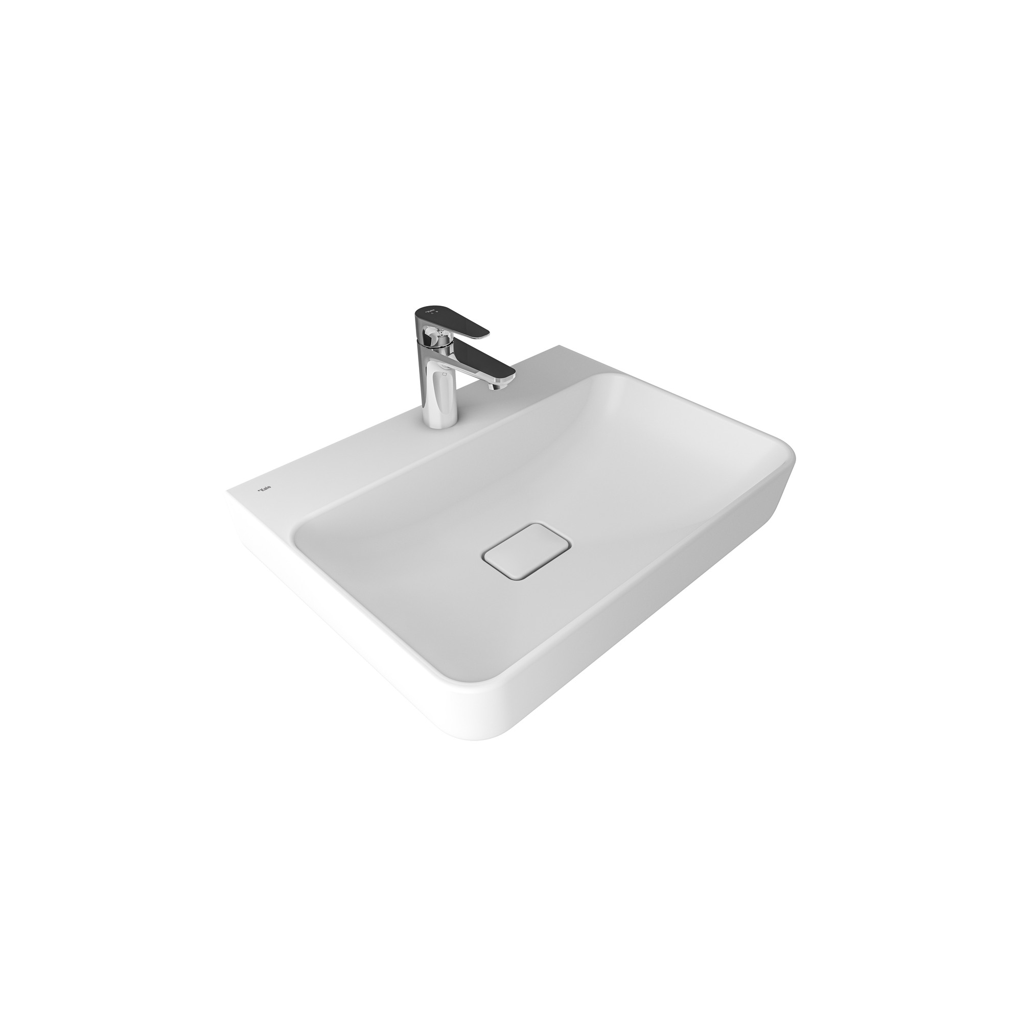Zero 2.0 Dikdörtgen Lavabo Mat Beyaz 60X45cm