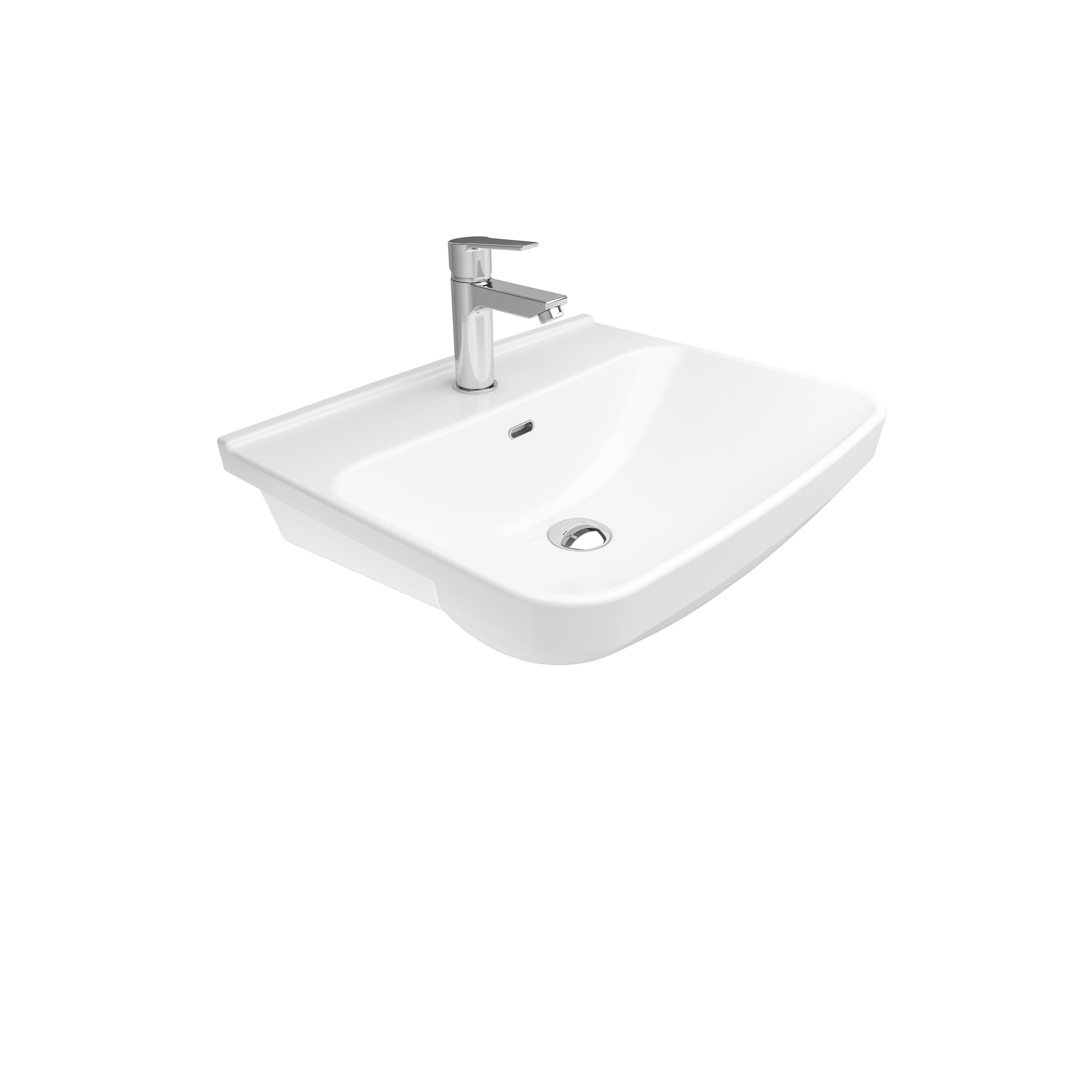 Mood 2.0 Yarım Tezgah Lavabo 55x45cm