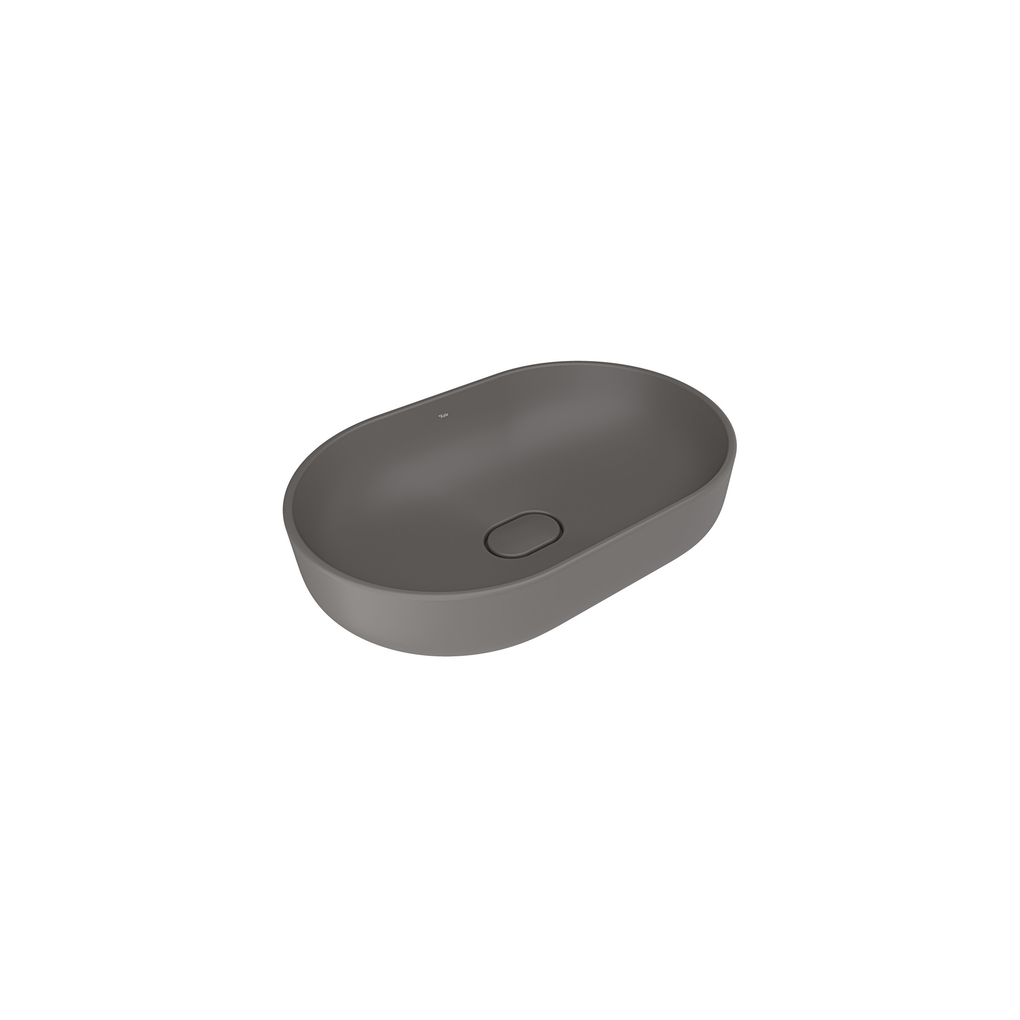 Zero 2.0 Oval Çanak Lavabo Mat Antrasit Gri 60X40 cm