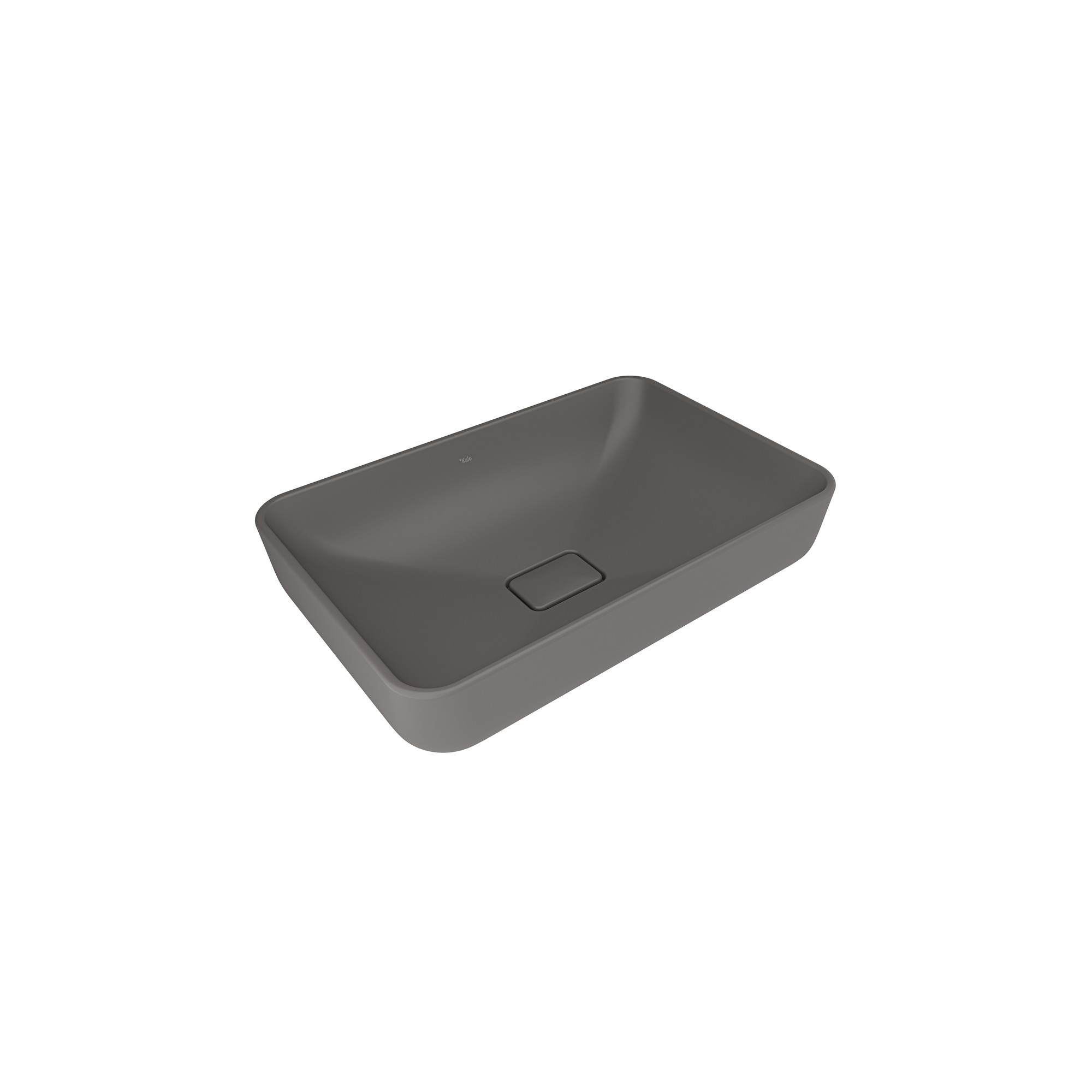 Zero 2.0 Dikdörtgen Çanak Lavabo Mat Antrasit Gri 60X40cm