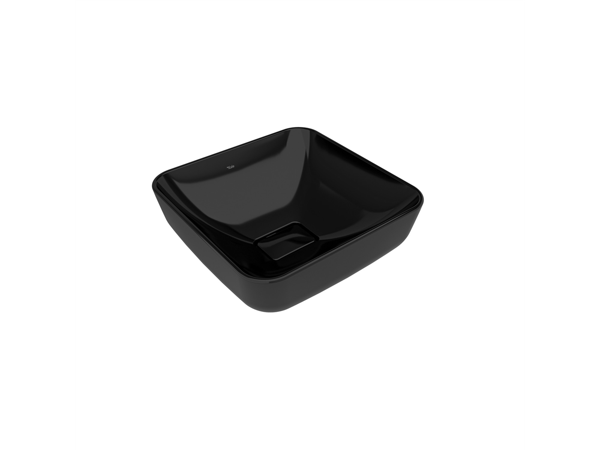 Zero 2.0 Square Bowl Washbasin Black 40X40 cm