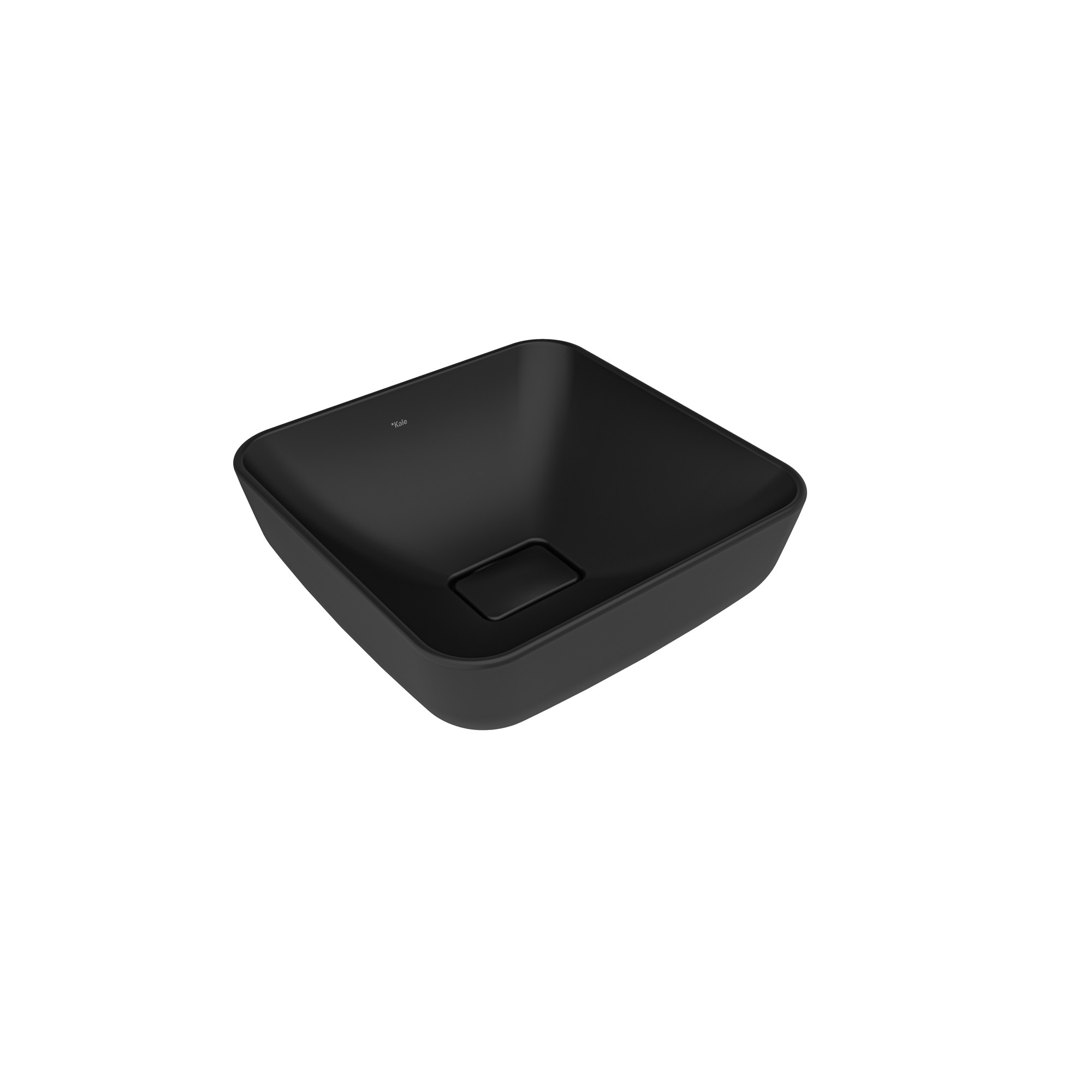 Zero 2.0 Square Bowl Washbasin Matte Black 40X40 cm