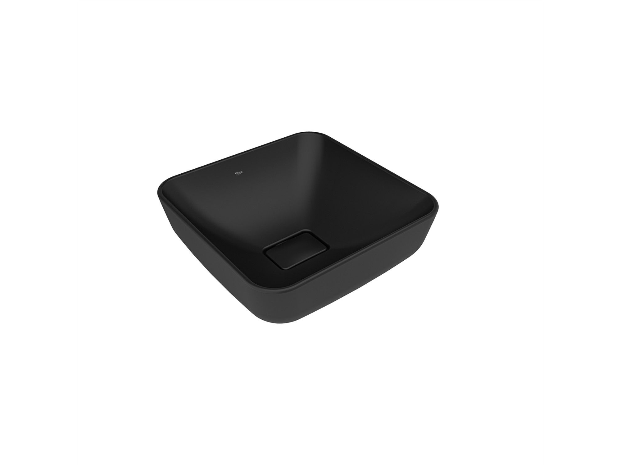 Zero 2.0 Square Bowl Washbasin Matte Black 40X40 cm
