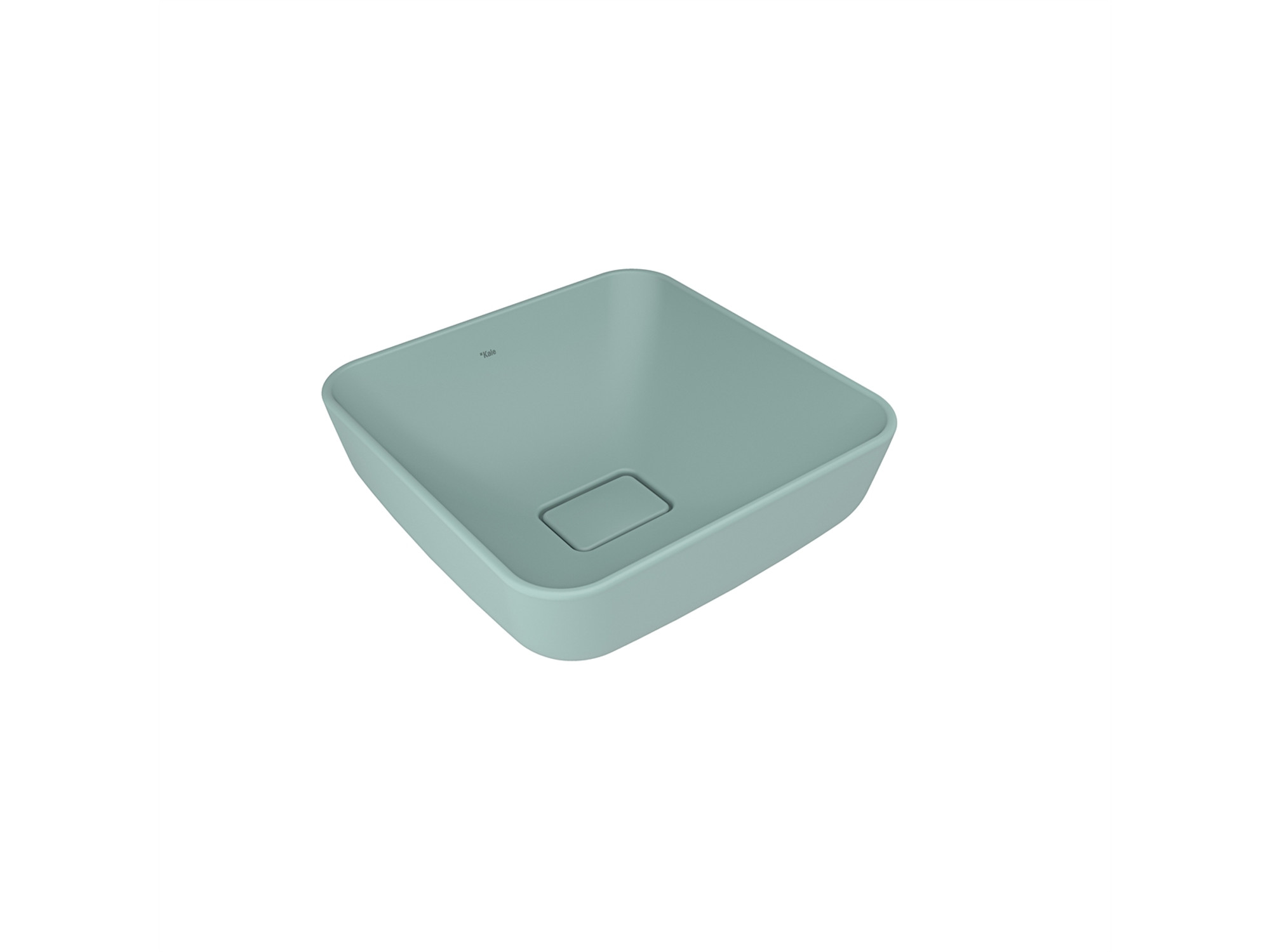 Zero 2.0 Square Bowl Washbasin Matte Sage Pallisandroi 40X40 cm