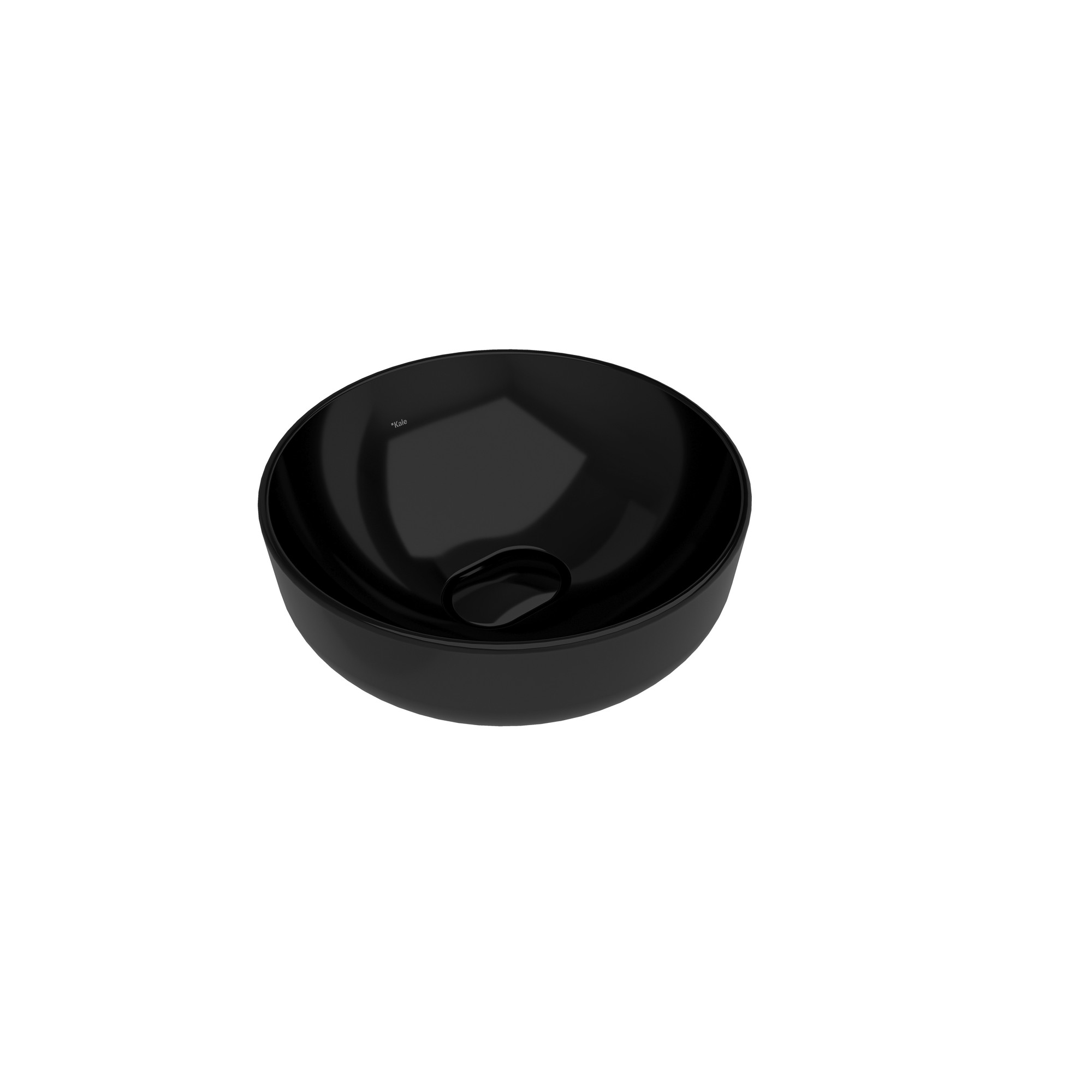 Zero 2.0 Round Bowl Washbasin Black 40X40 cm