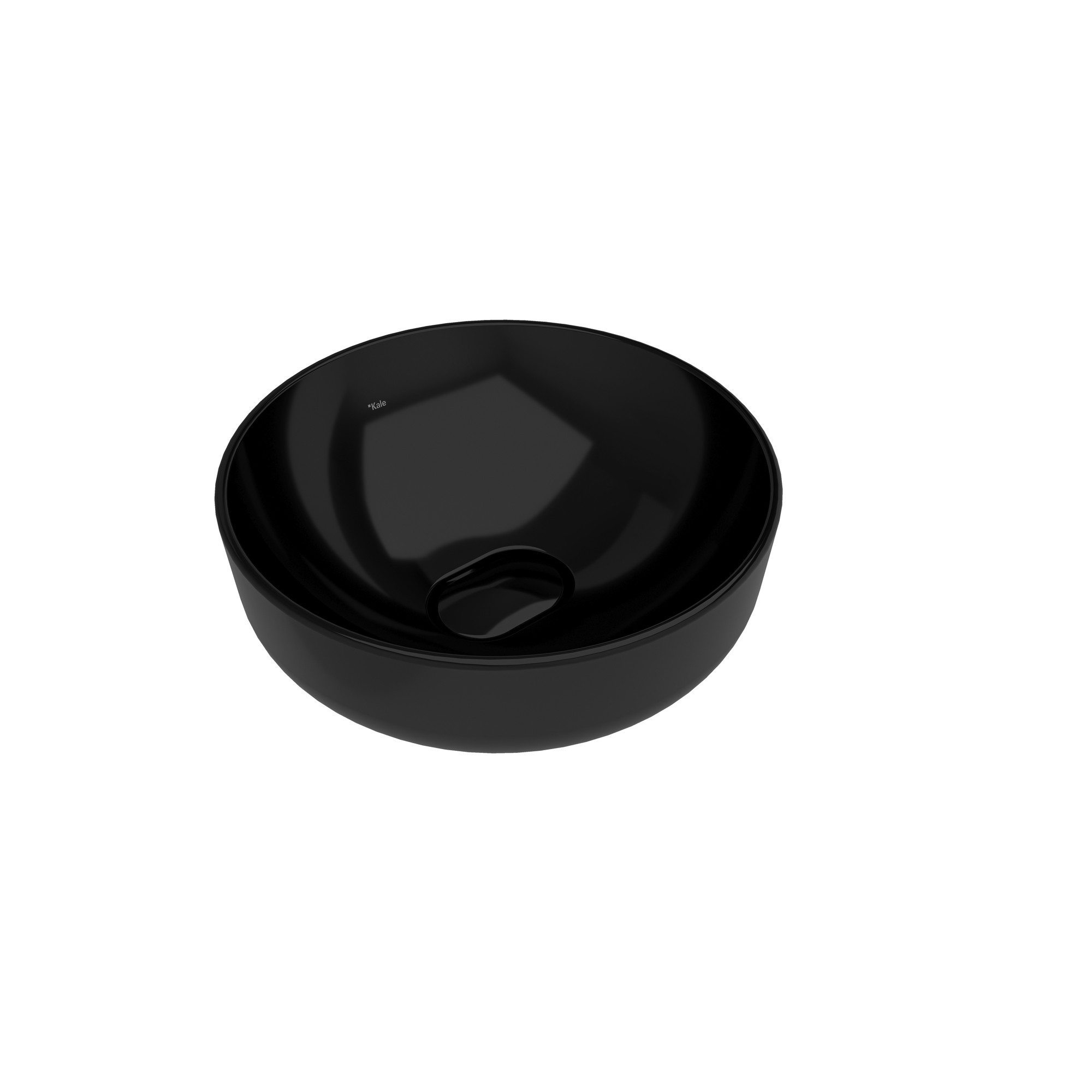 Zero 2.0 Round Bowl Washbasin Black 40X40 cm