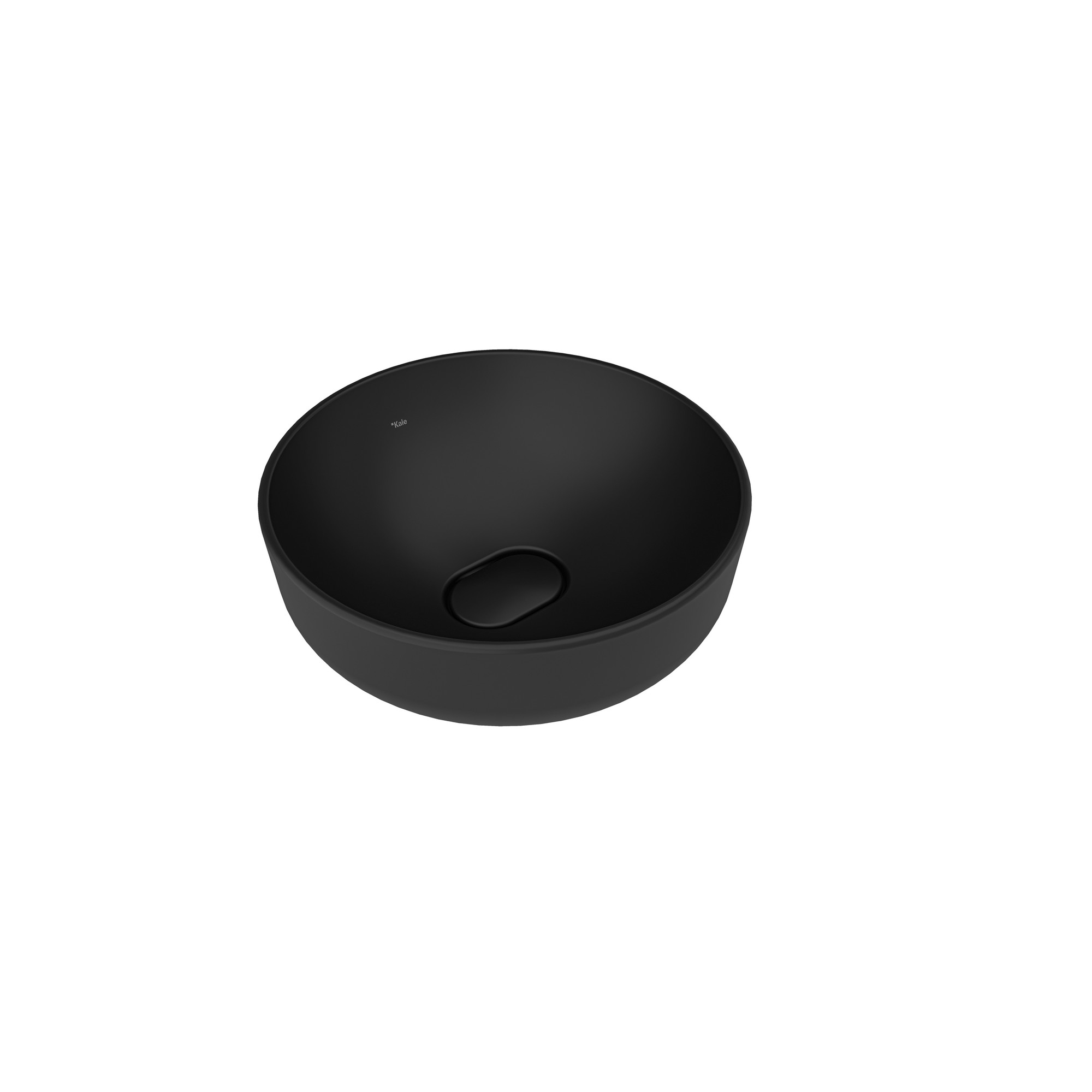 Zero 2.0 Round Bowl Washbasin Matte Black 40X40 cm