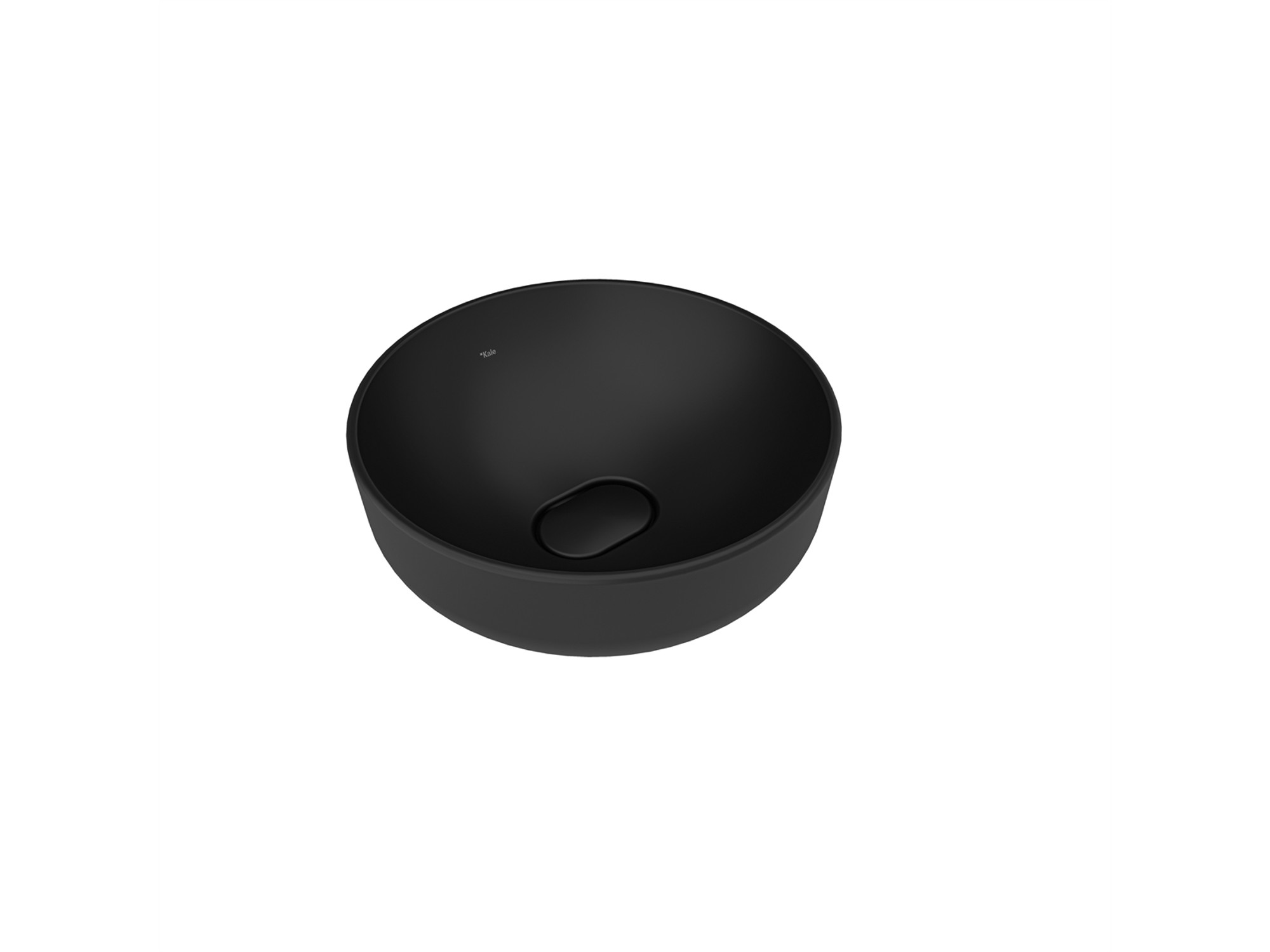 Zero 2.0 Round Bowl Washbasin Matte Black 40X40 cm