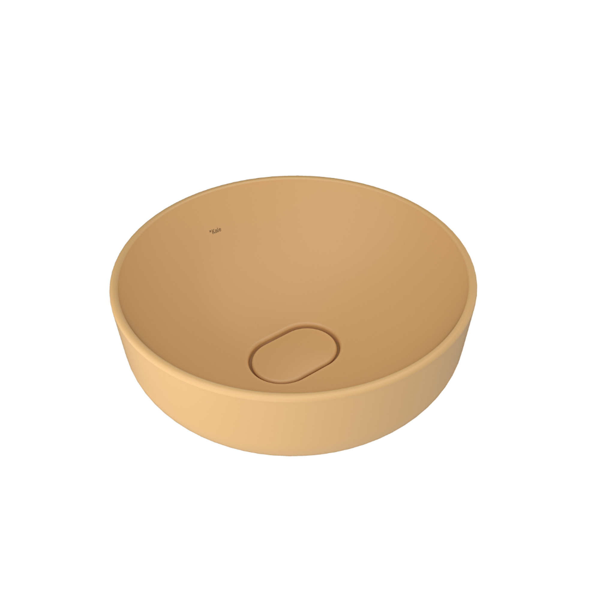 Zero 2.0 Round Bowl Washbasin Matte Yellow 40X40 cm