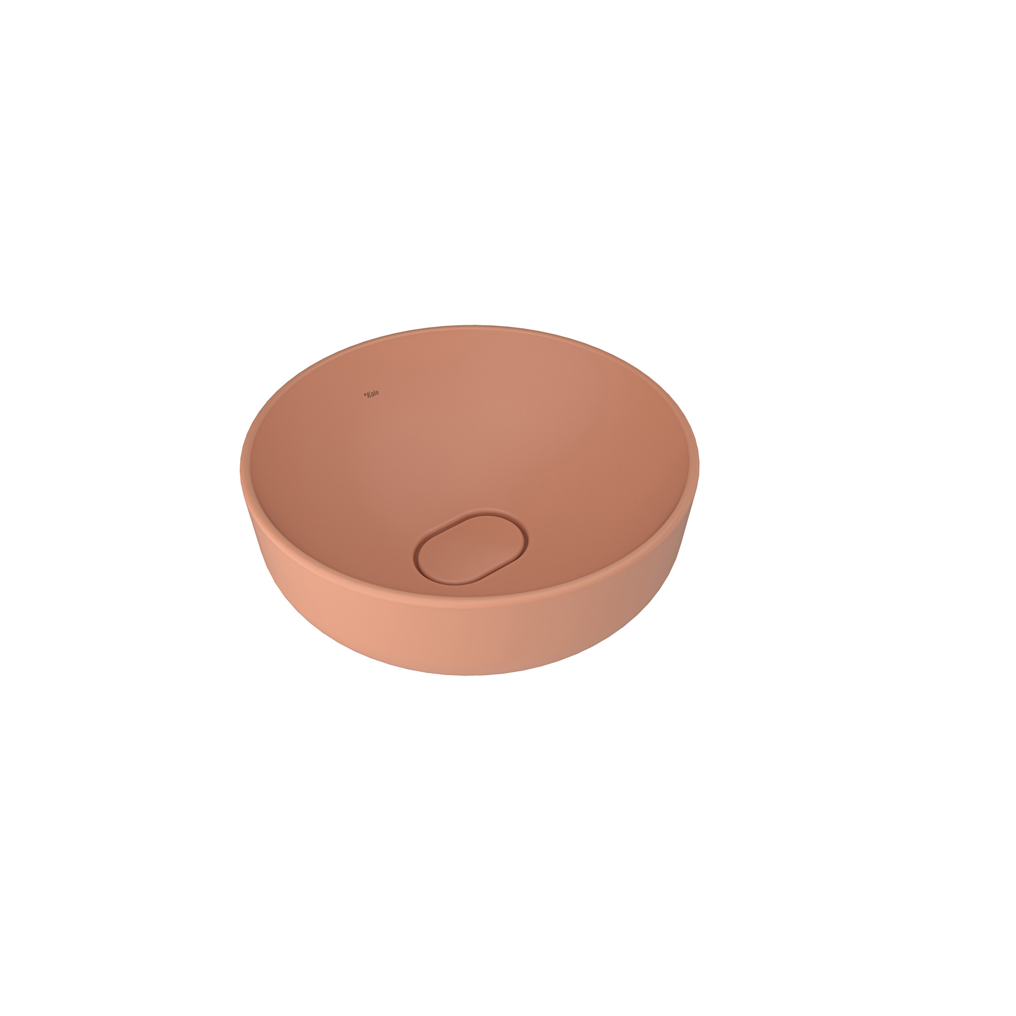 Zero 2.0 Round Bowl Washbasin Matte Peach 40X40 cm