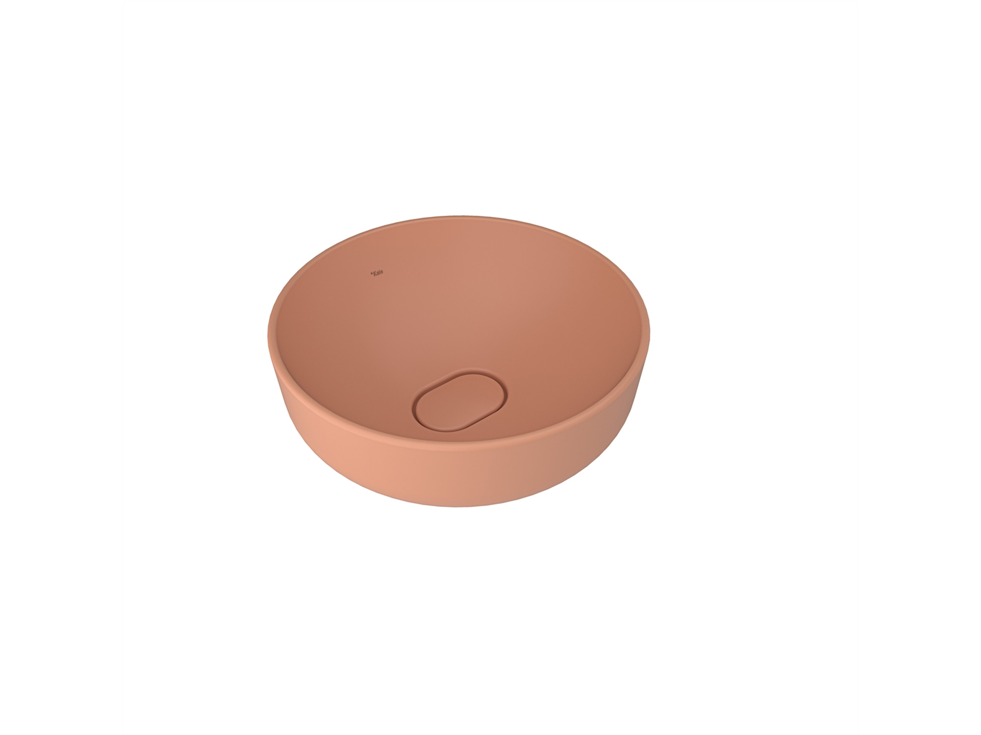 Zero 2.0 Round Bowl Washbasin Matte Peach 40X40 cm