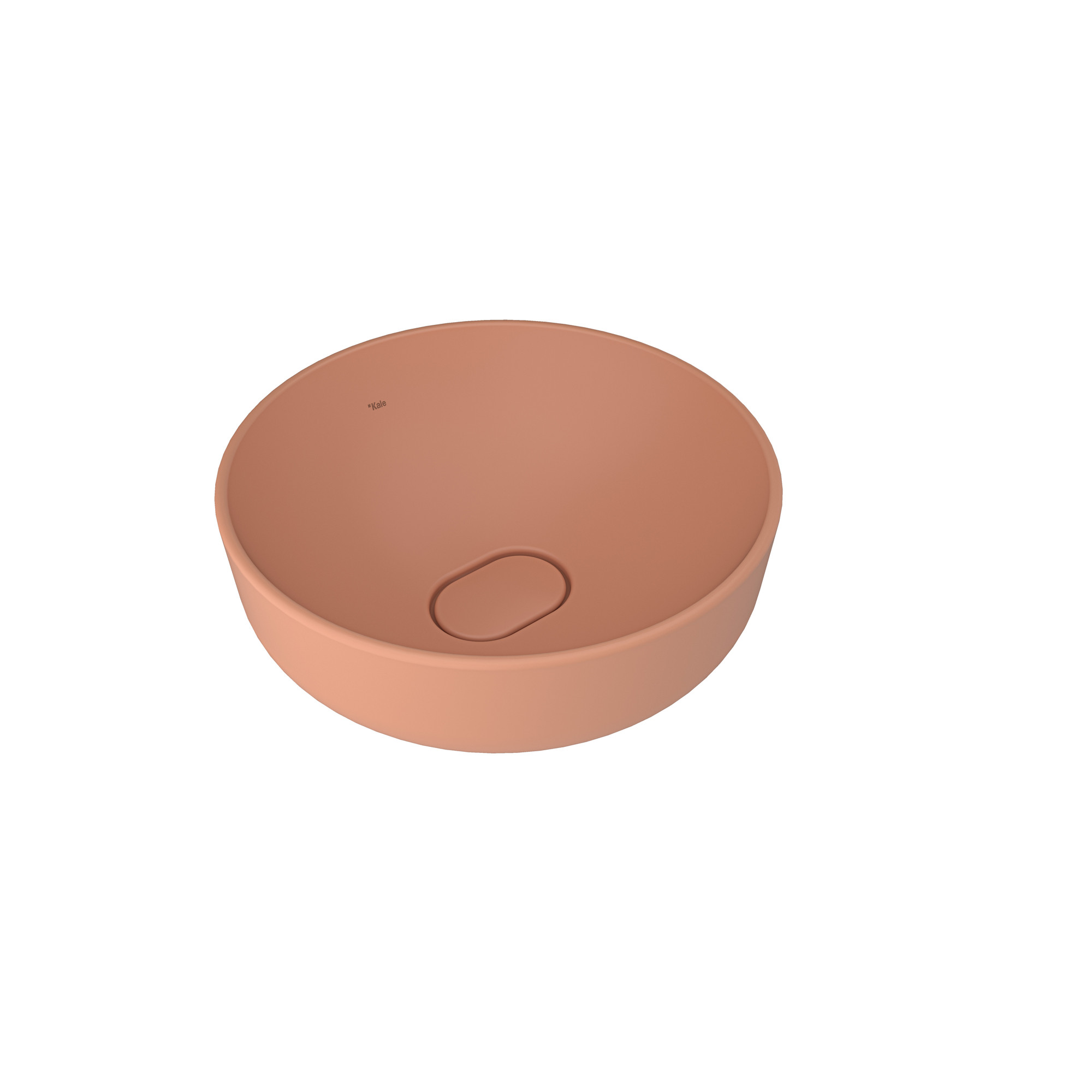 Zero 2.0 Round Bowl Washbasin Matte Peach 40X40 cm