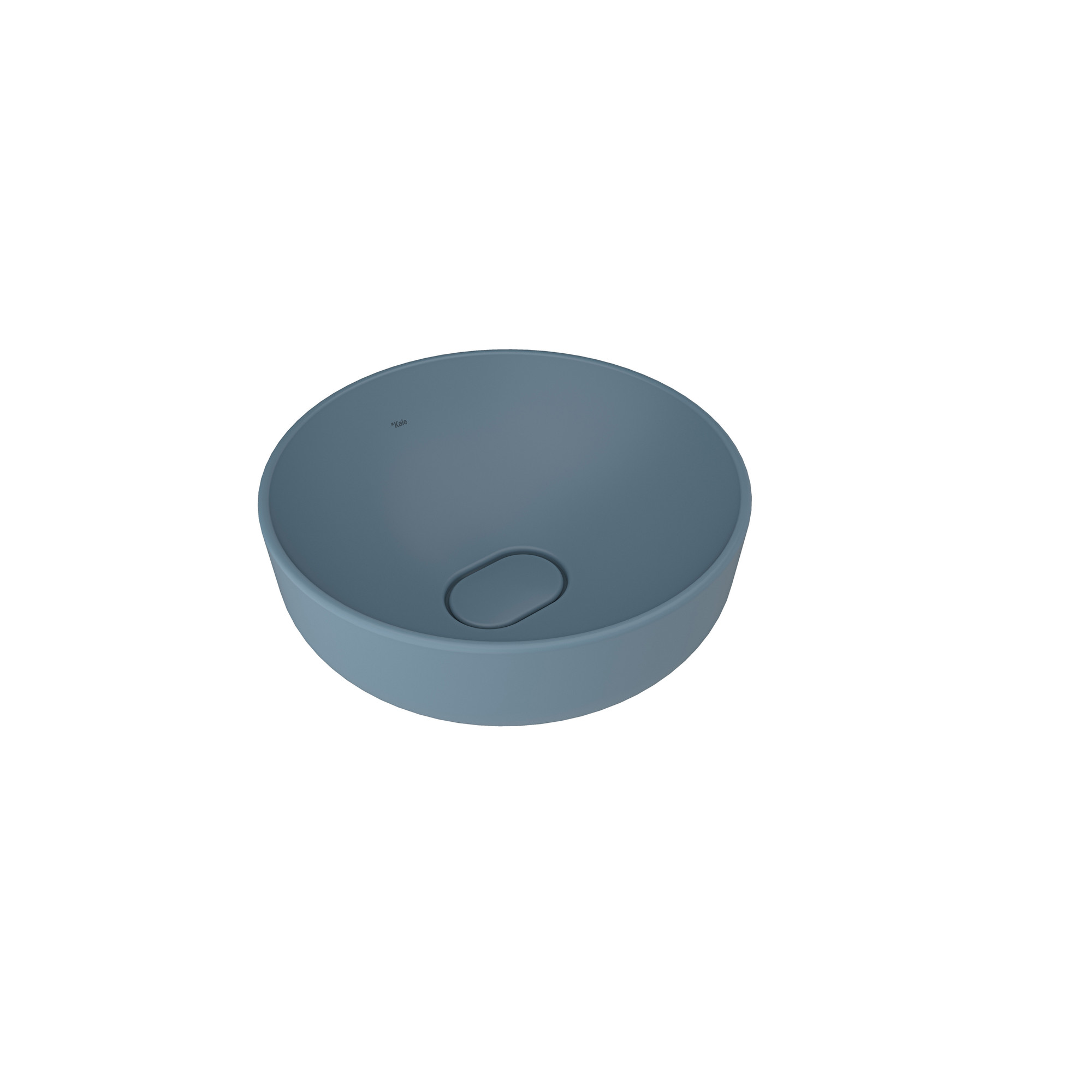 Zero 2.0 Round Bowl Washbasin Matte Blue 40X40 cm