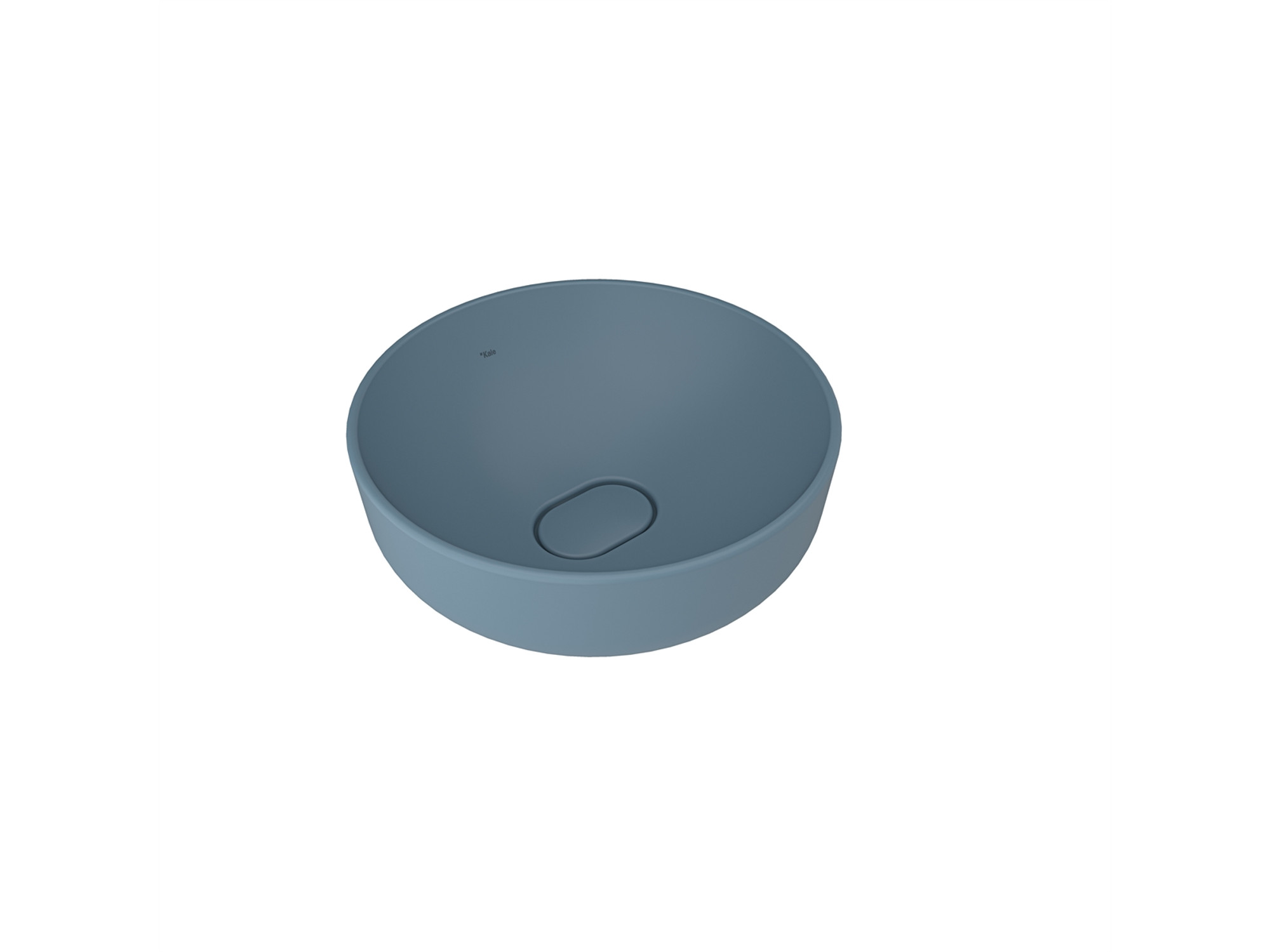 Zero 2.0 Round Bowl Washbasin Matte Blue 40X40 cm