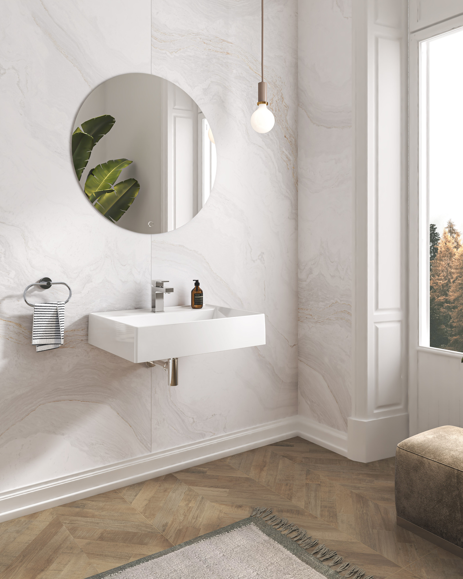 Solid Washbasin 65x50