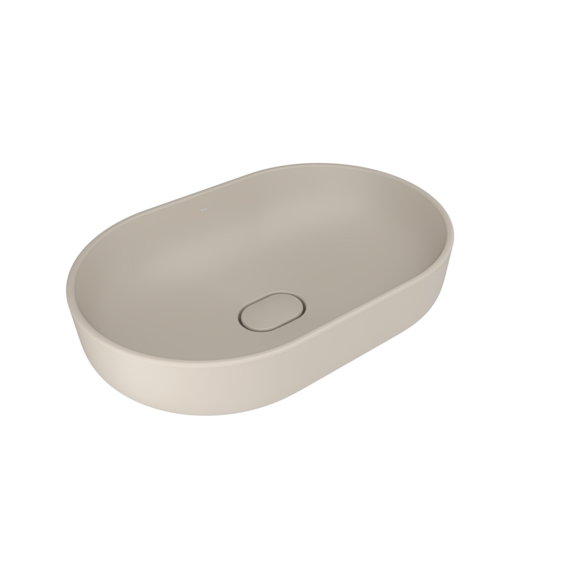 Zero 2.0 Oval Bowl Washbasin Matte Latte 60X40 cm