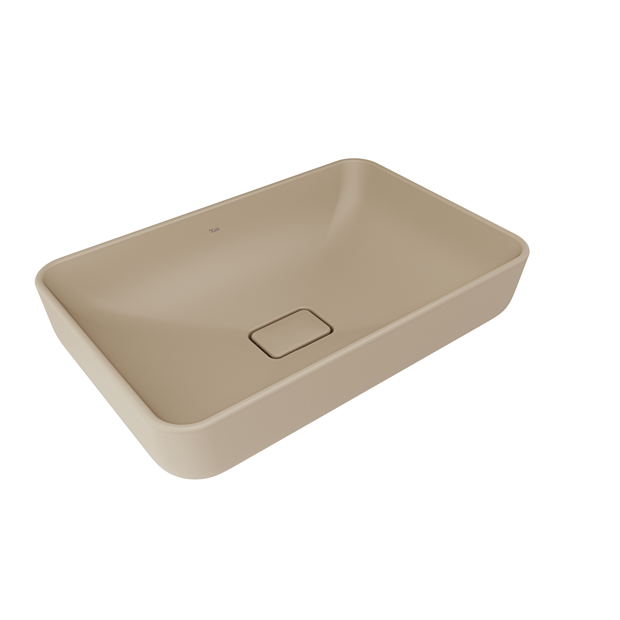 Zero 2.0 Rectangular Bowl Washbasin Matte Latte 60X40 cm