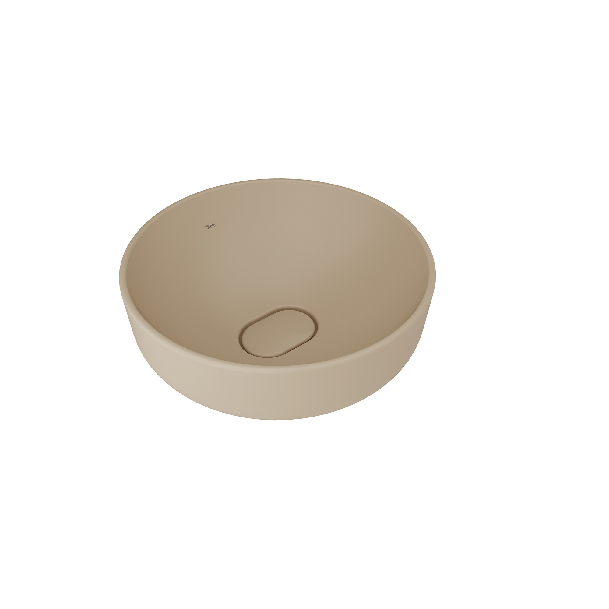 Zero 2.0 Round Bowl Washbasin Matte Latte 40X40 cm