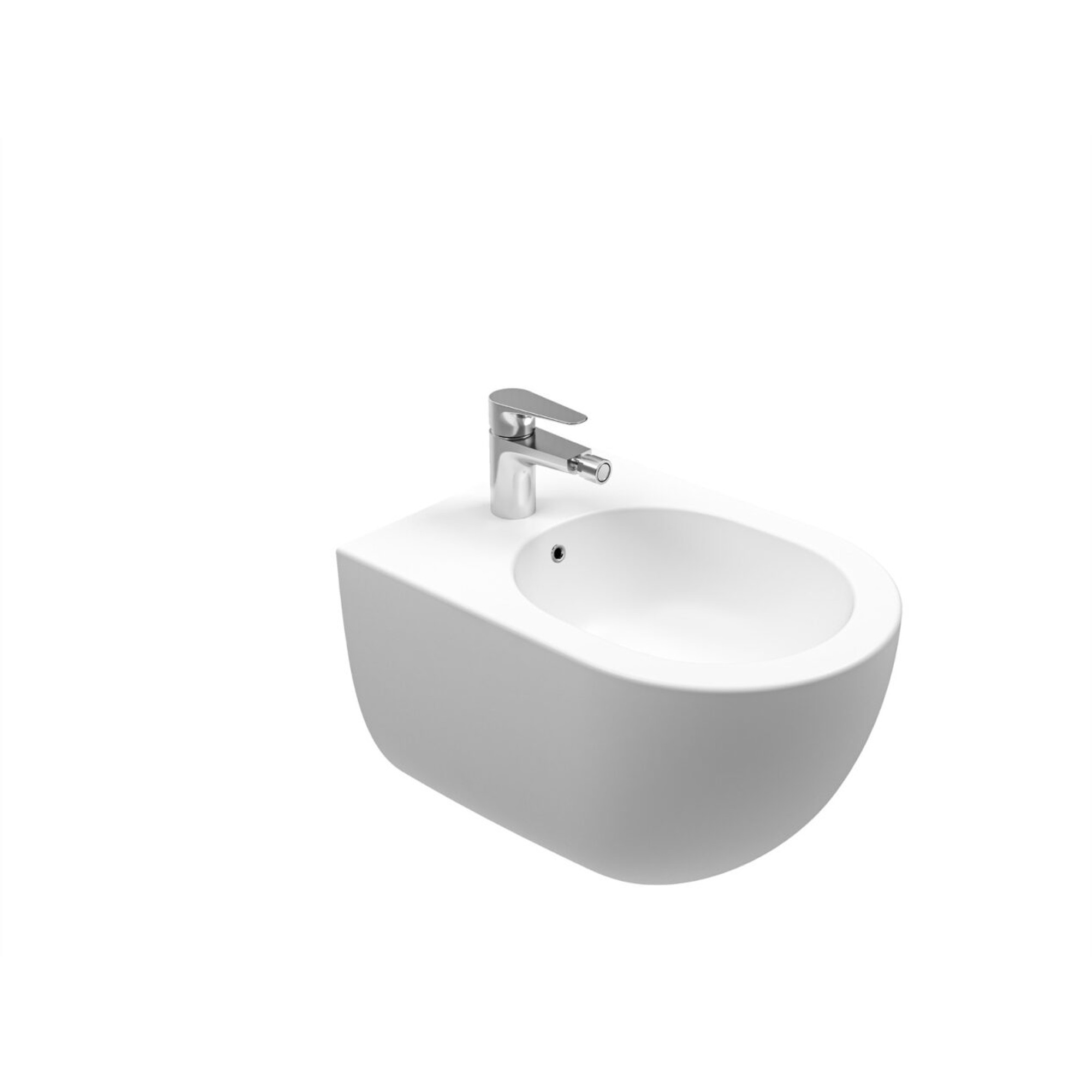 Zero Wallhung Bidet Matte White