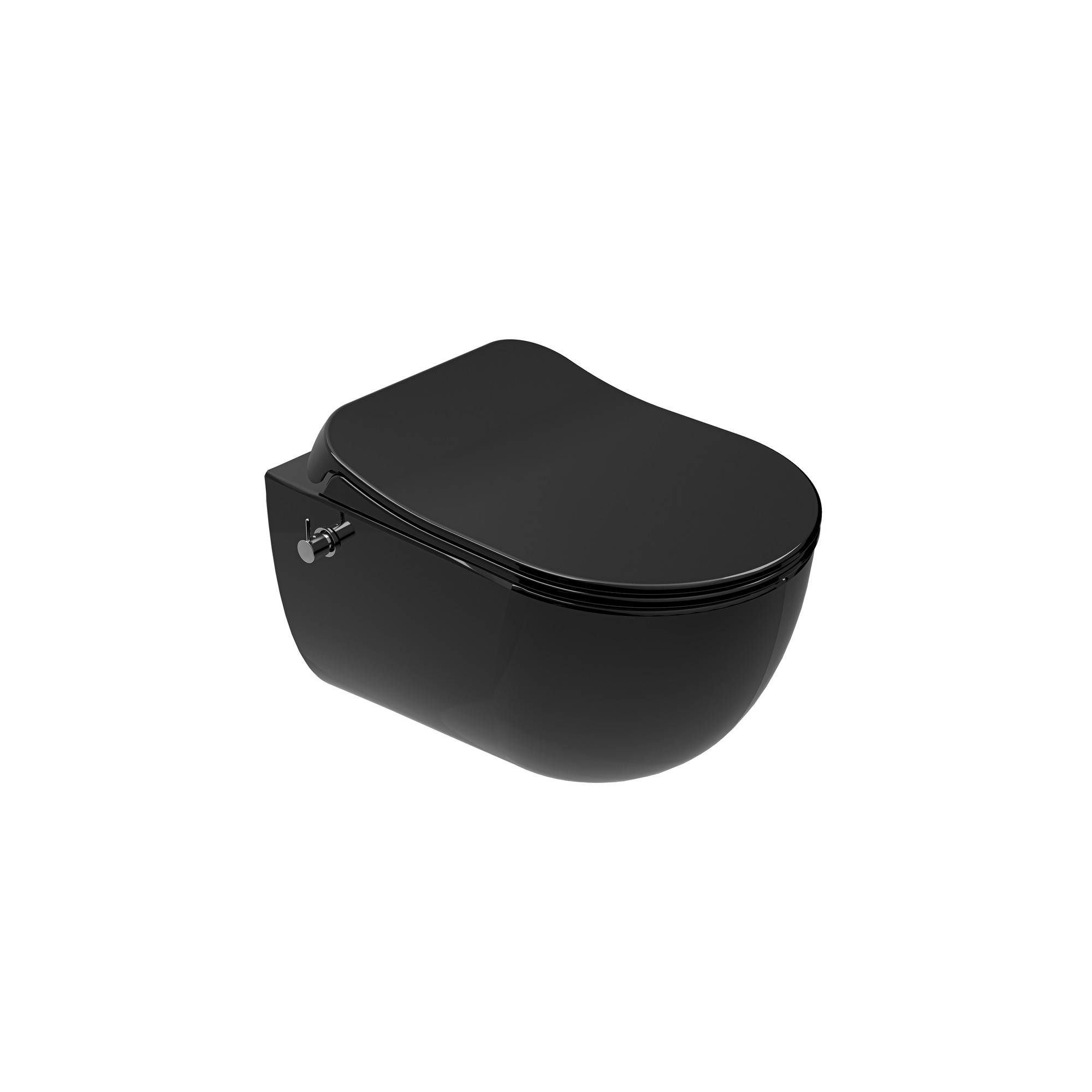 Zero 2.0 Smart Asma Klozet + Ultra Slim Kapak Siyah