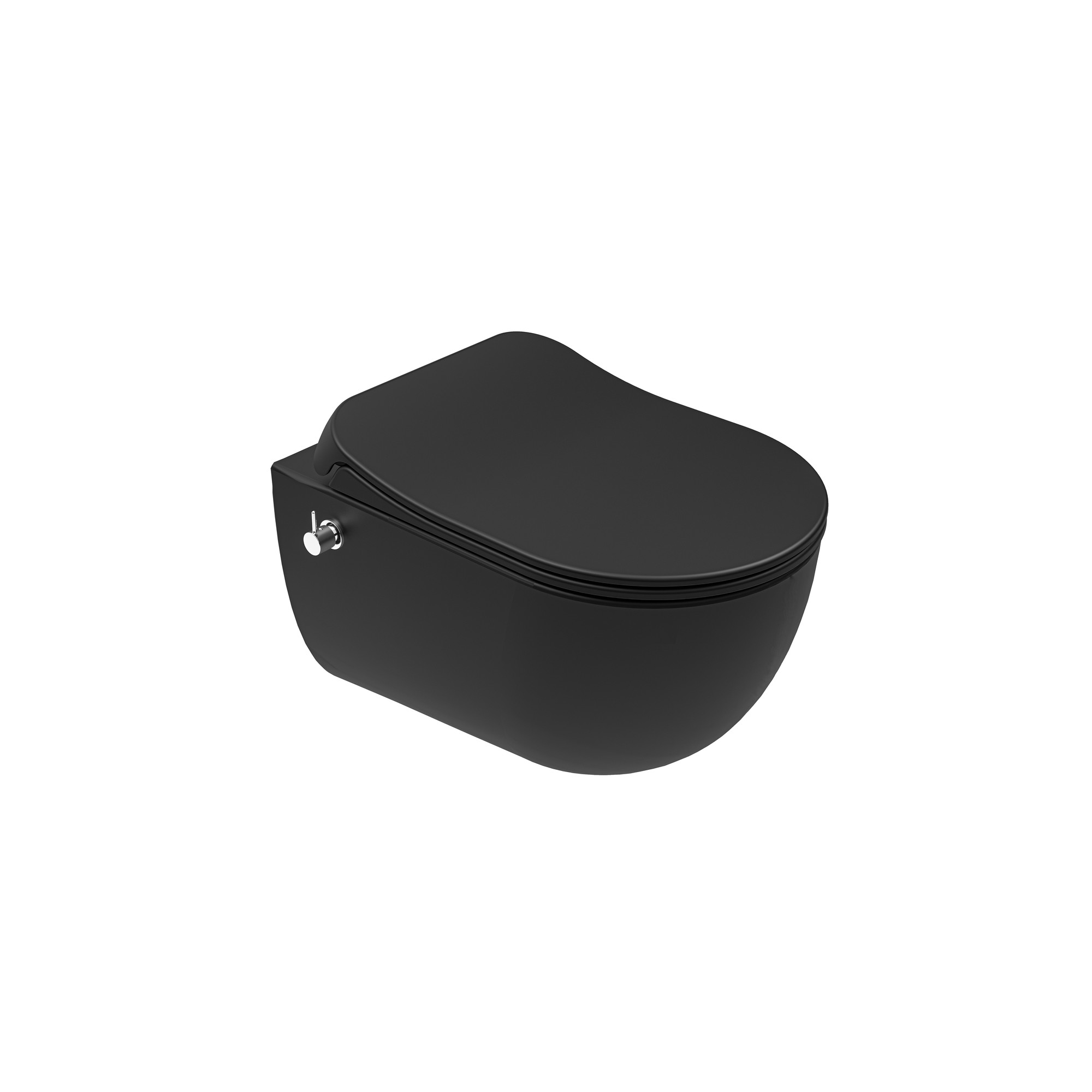 Zero 2.0 Smart Wall Hung WC + Ultra Slim Seat Matte Black