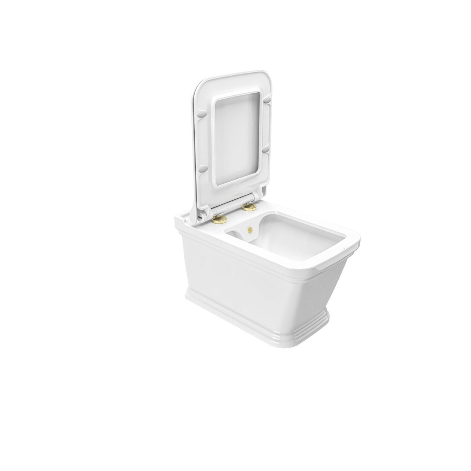 Edilcuoghi Smart Asma Klozet Delikli + Ultra Slim Smart Kapak Altın