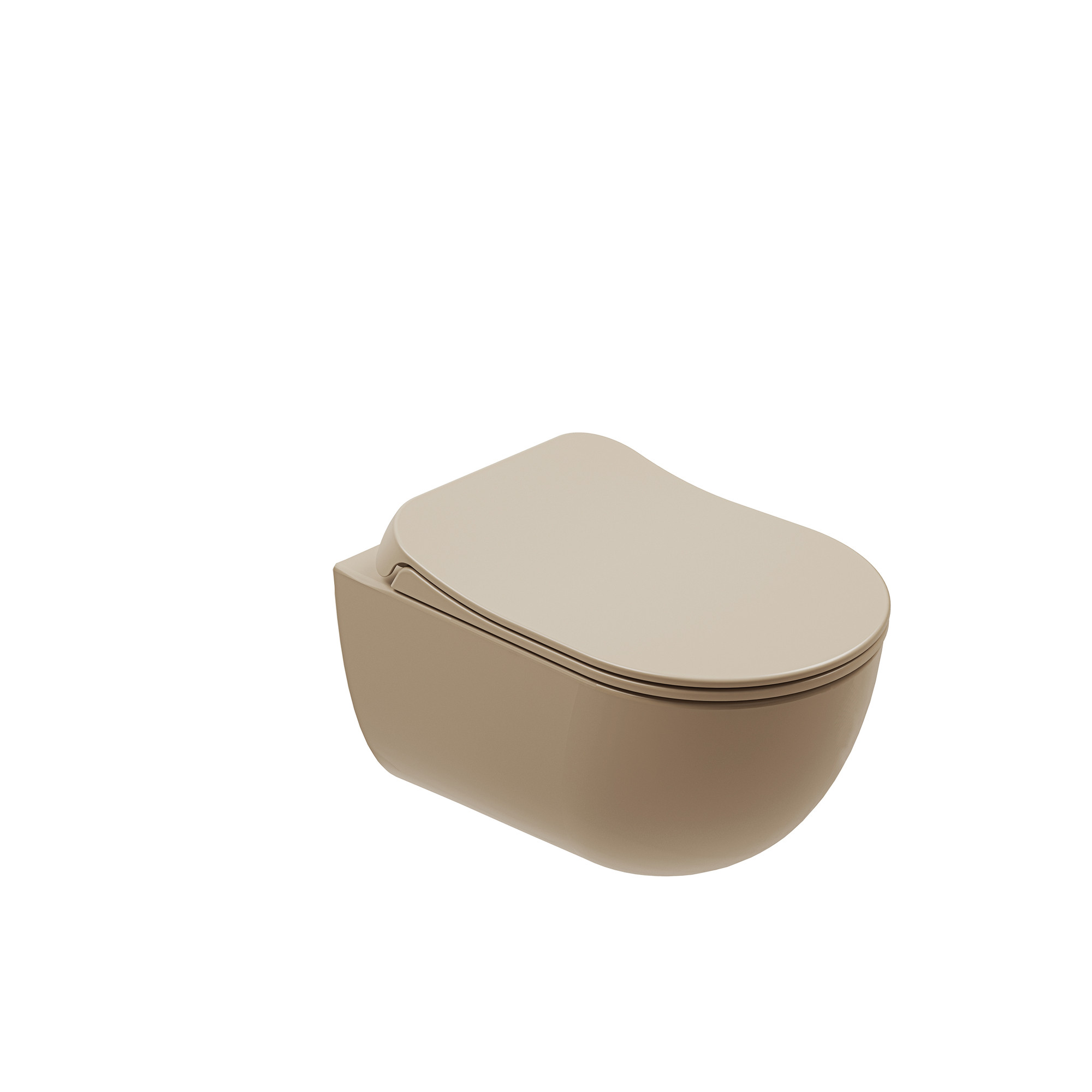 Zero 2.0 Smart Wall Hung WC + Ultra Slim Seat Matte Latte