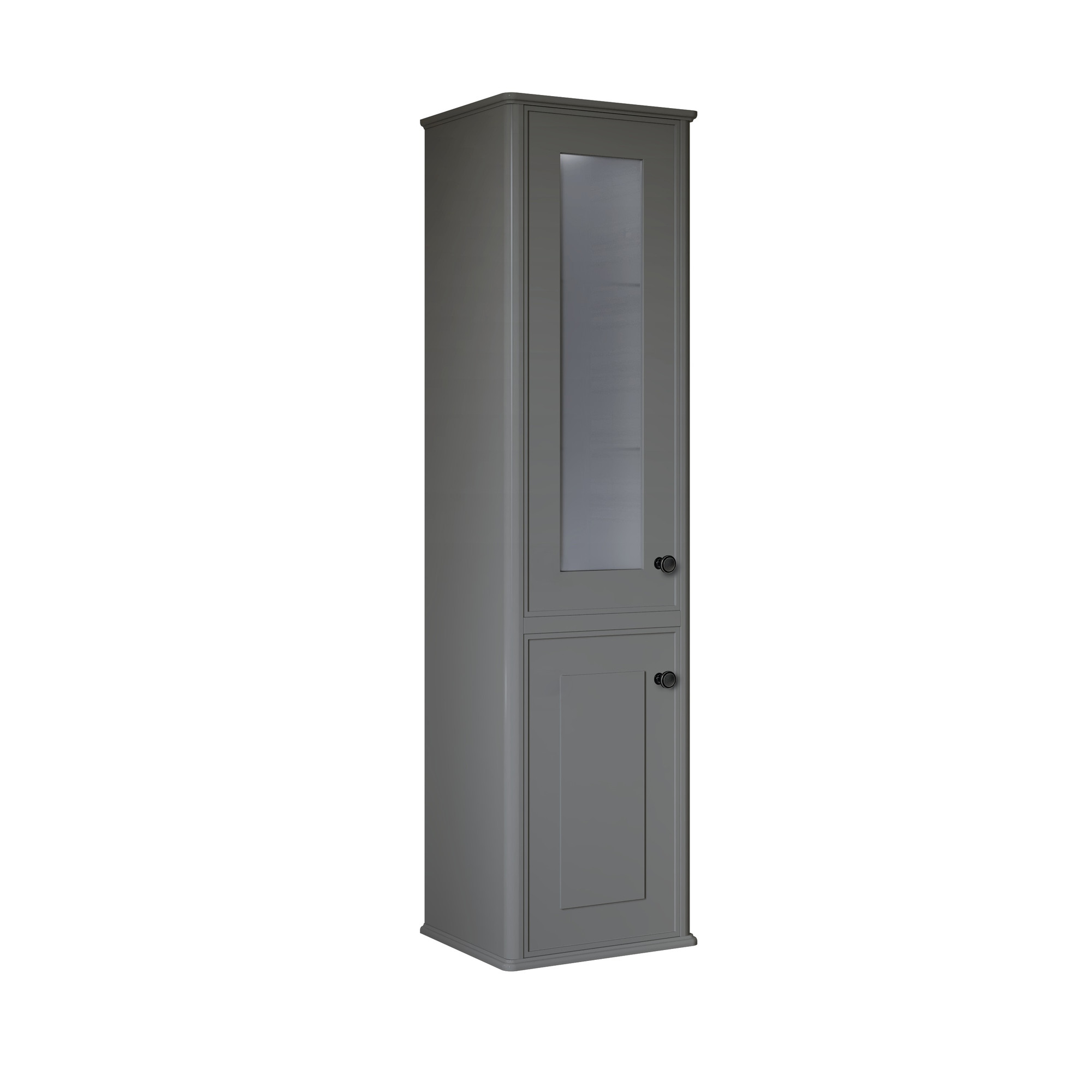 Miro Tall Cabinet Matte Grey (Right)