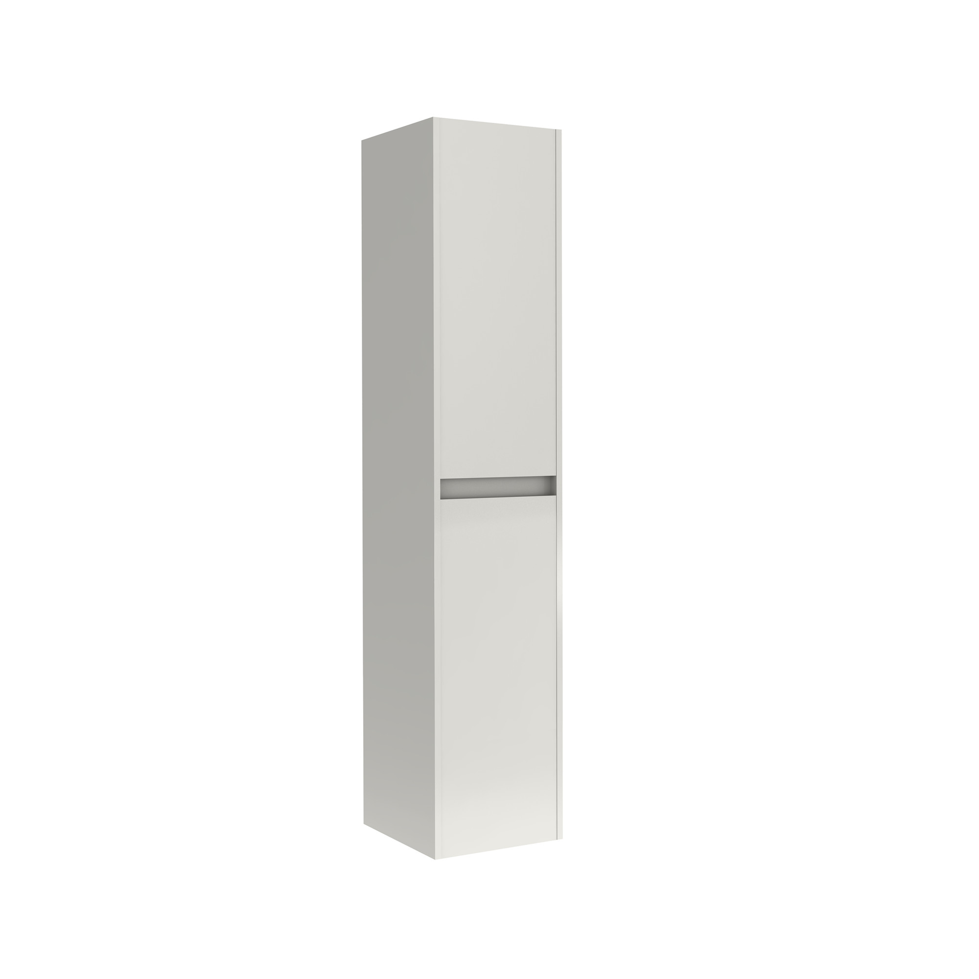 Idea 2.0 Tall Cabinet (With Basket) Glossy White