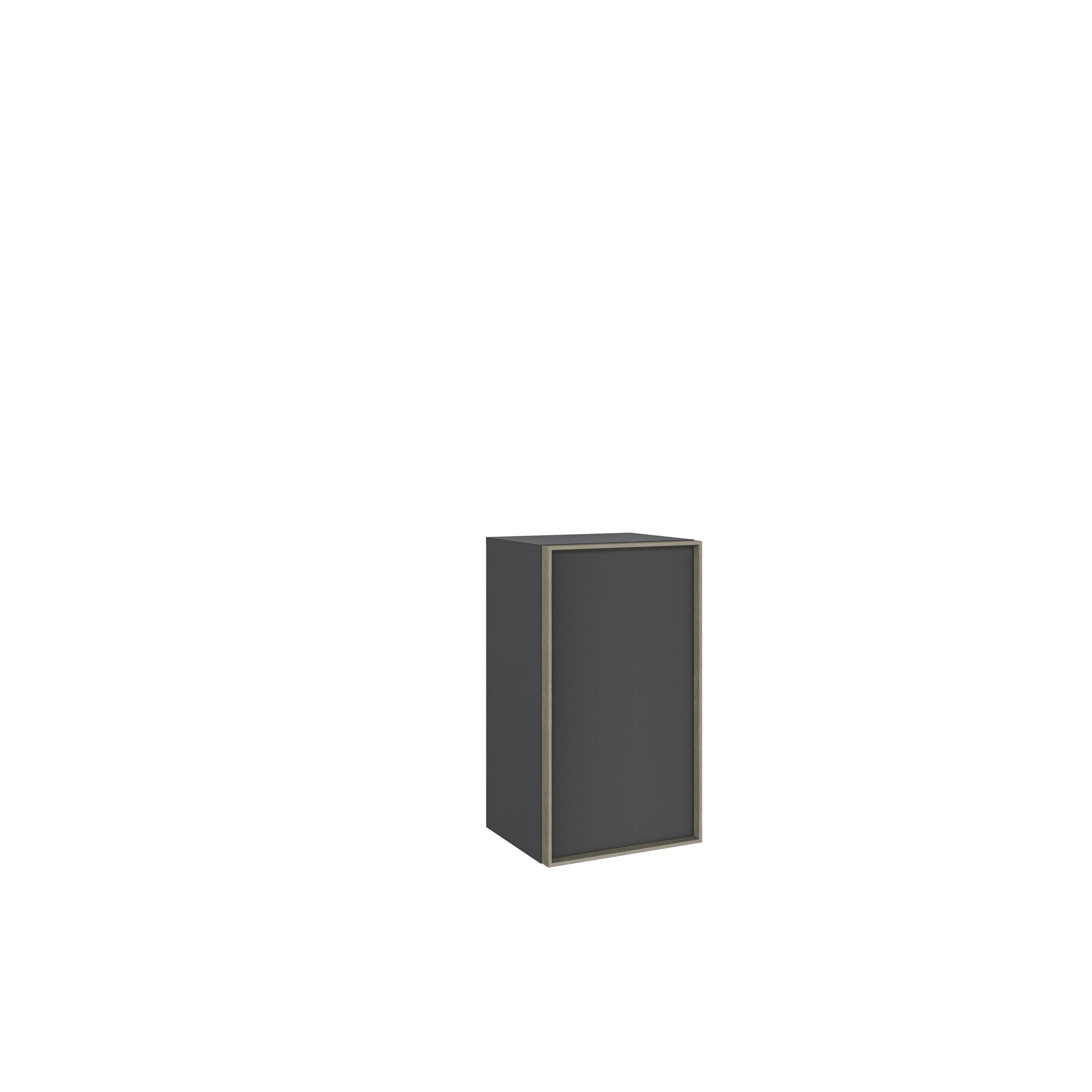 Solid Side Cabinet Antracite 40cm