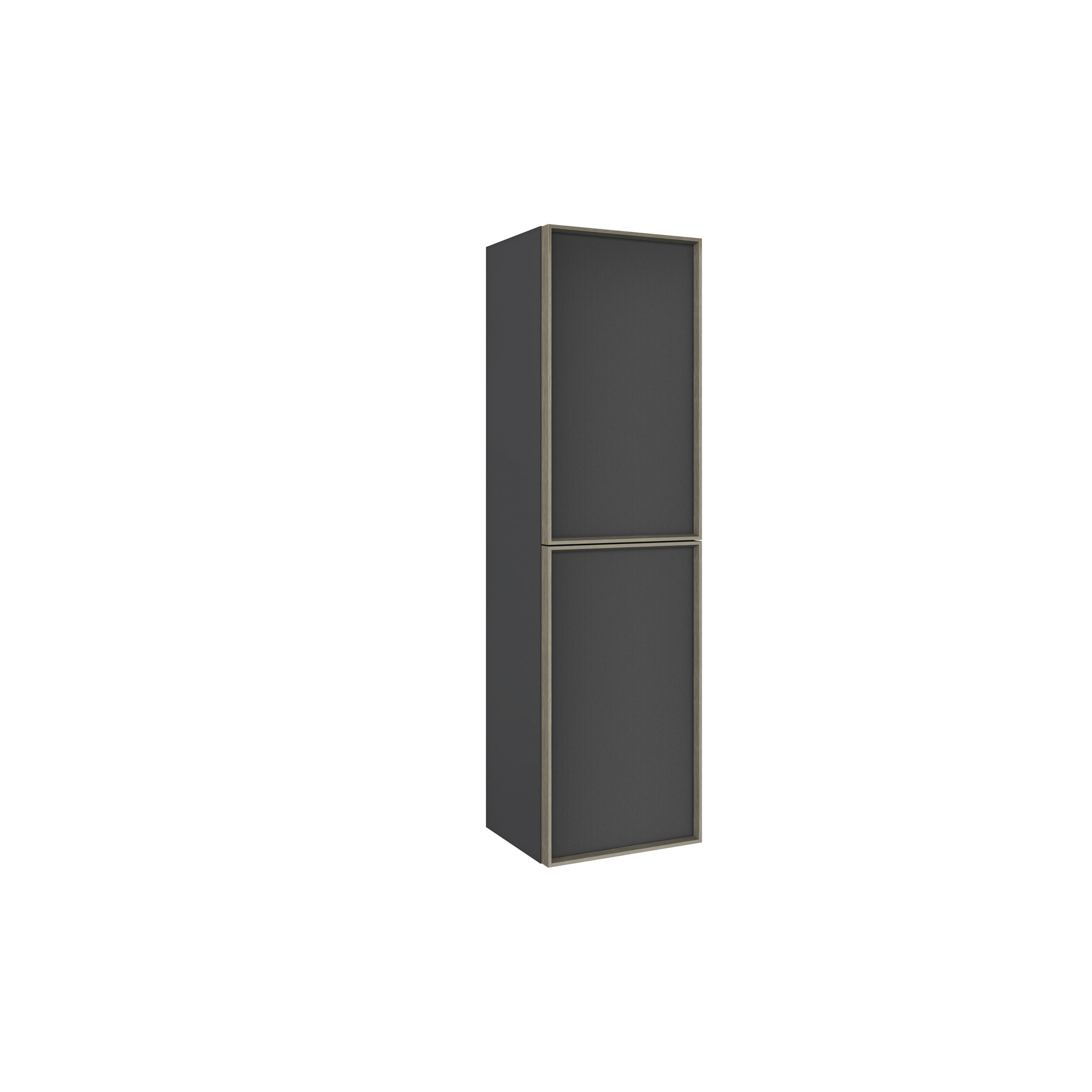 Solid Tall Cabinet Antracite 40cm
