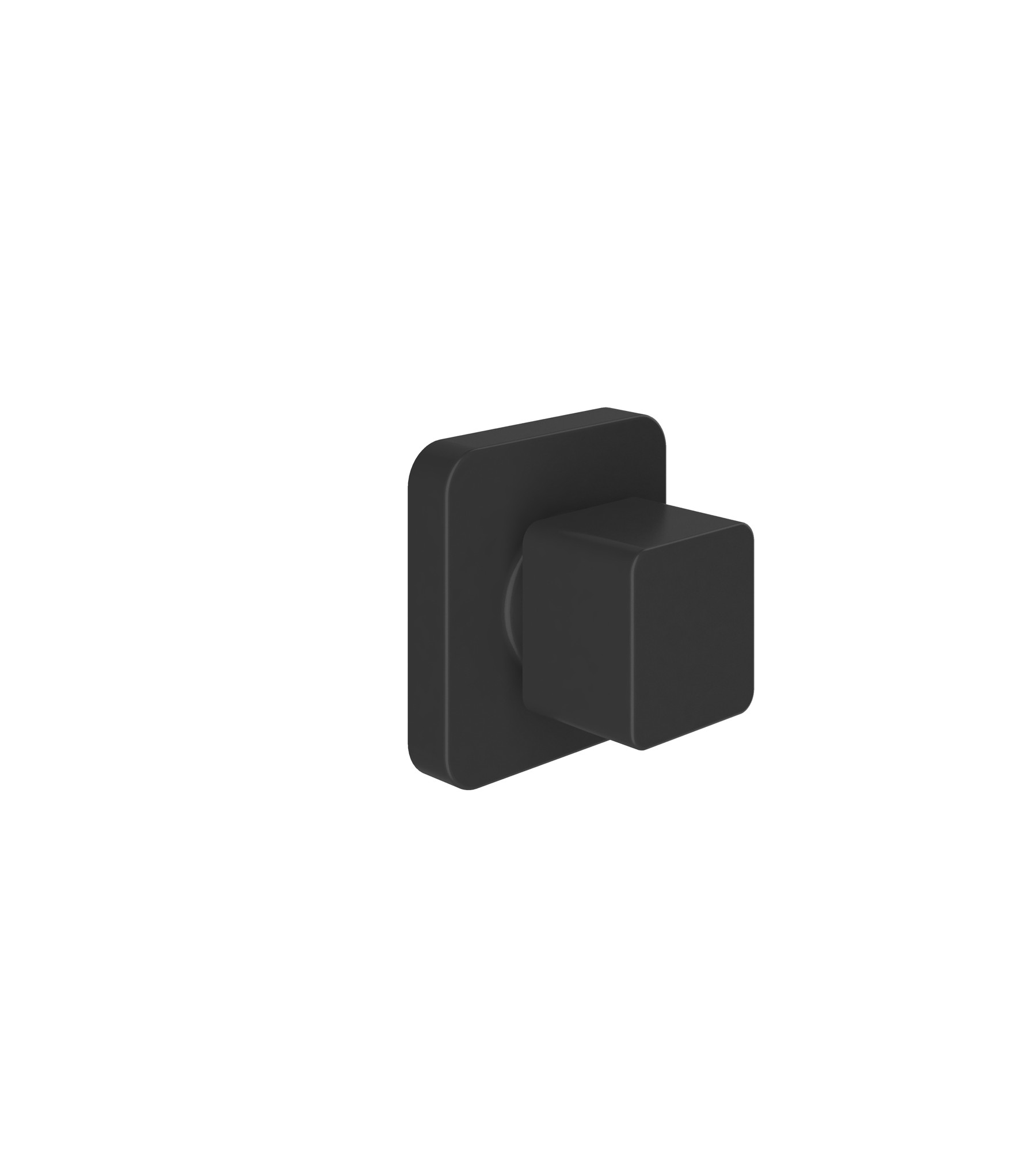 K100 Built-In Stop Valve 90° Matte Black