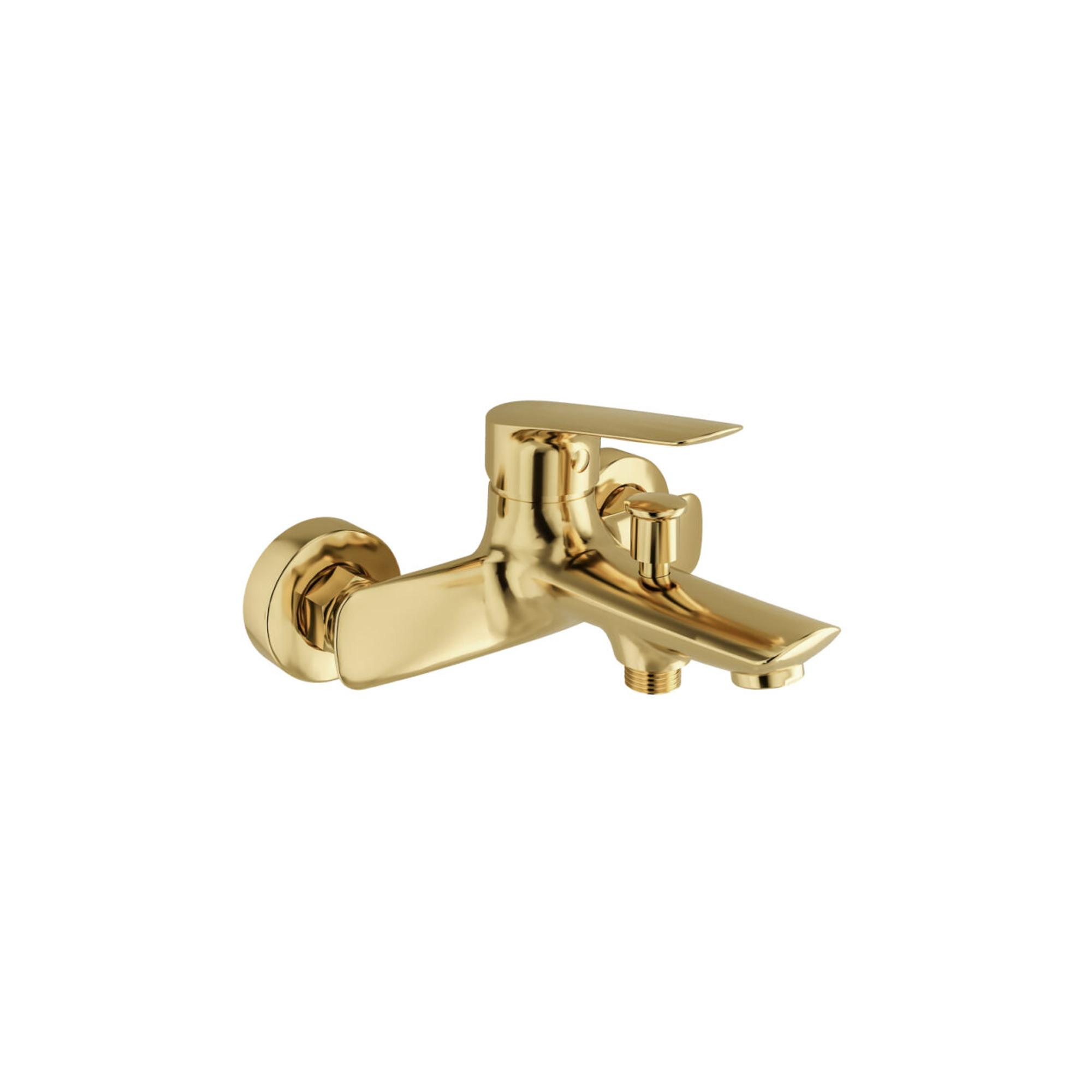 Tandem Bath Mixer Gold