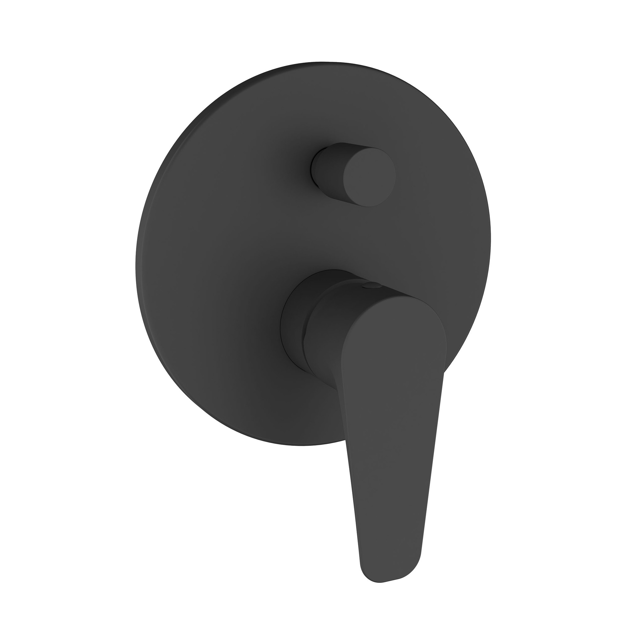 Zero Built-In Bath Mixer Matte Black-Exposed Part