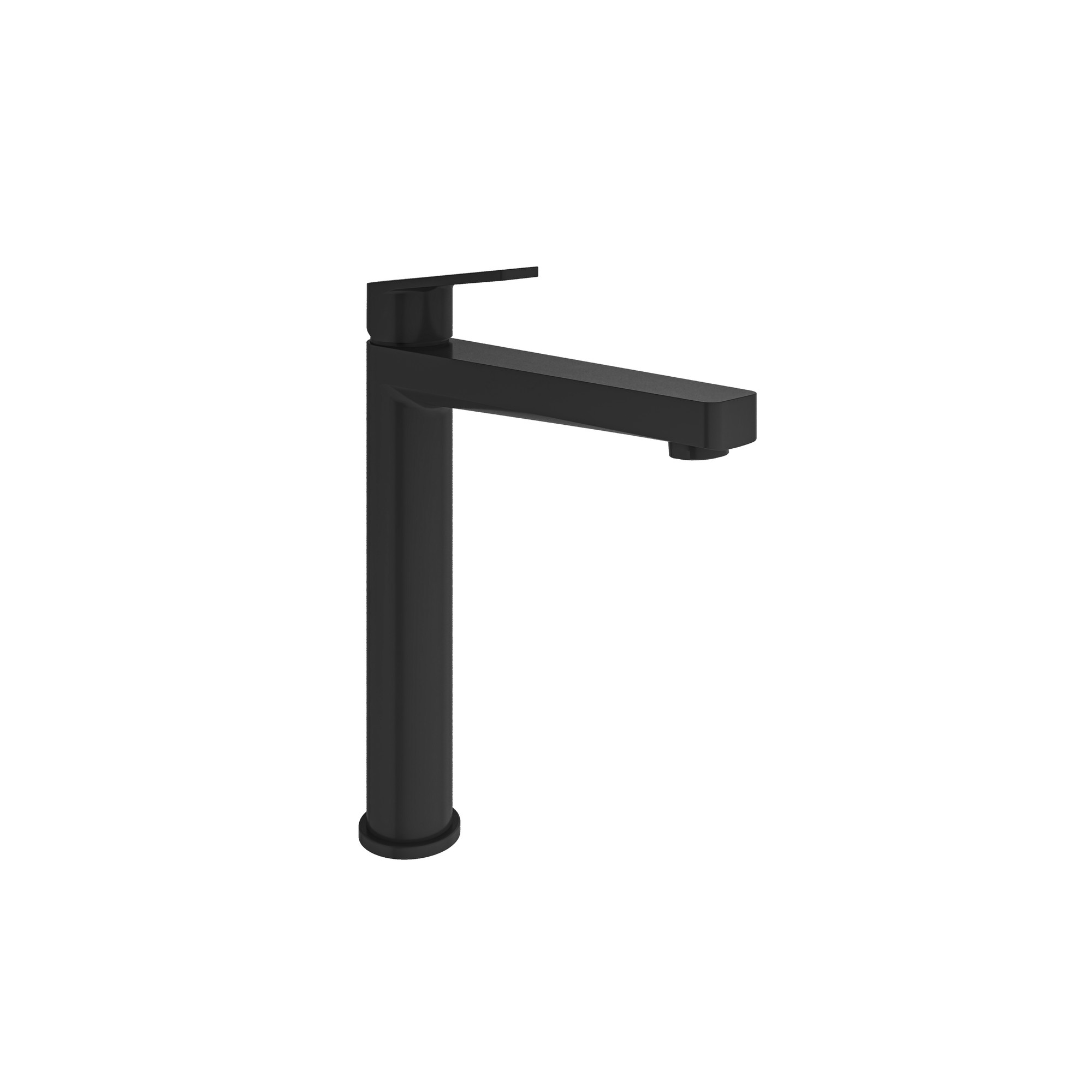 Sempre Plus High Washbasin Mixer Matte Black