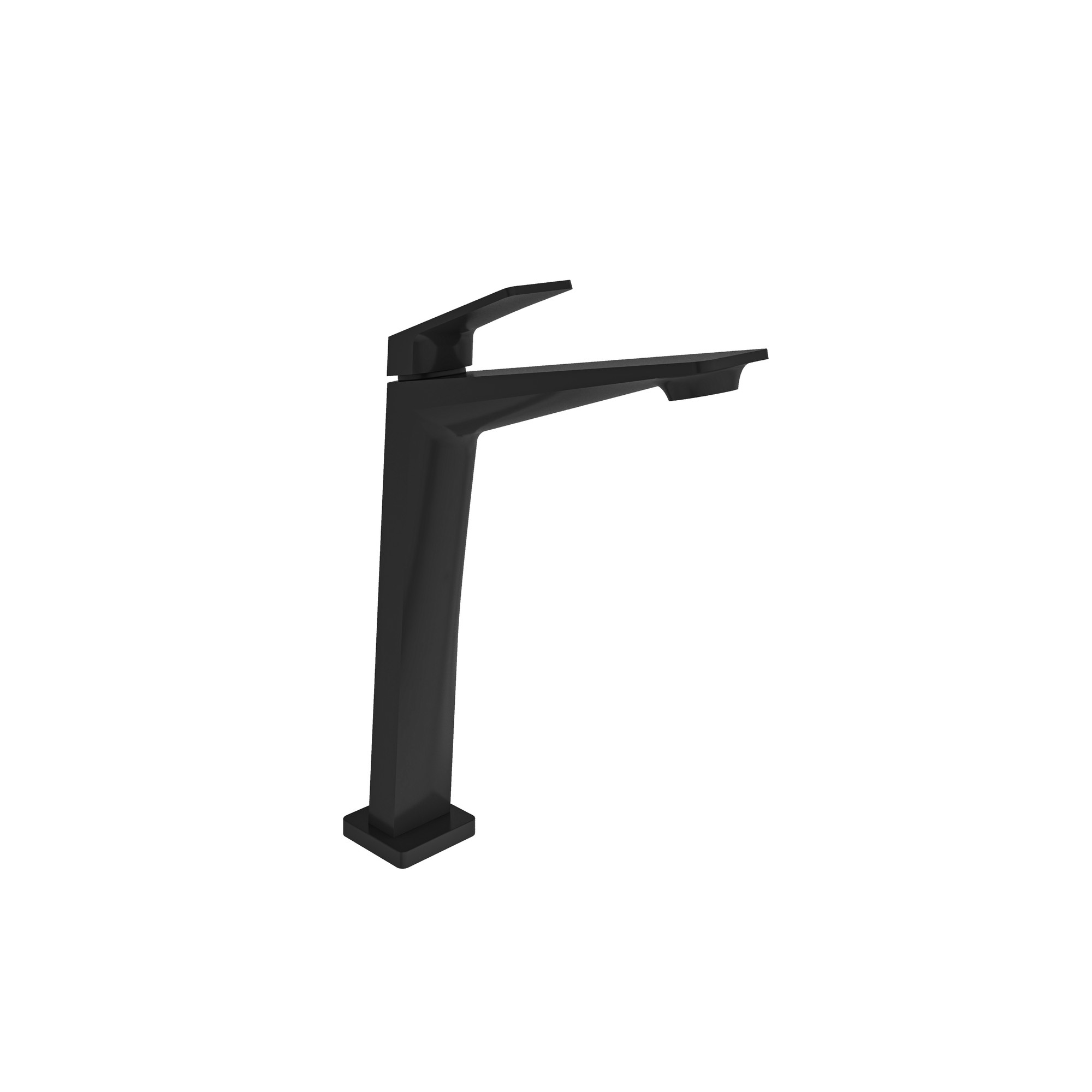 Uniq High Washbasin Mixer Matte Black