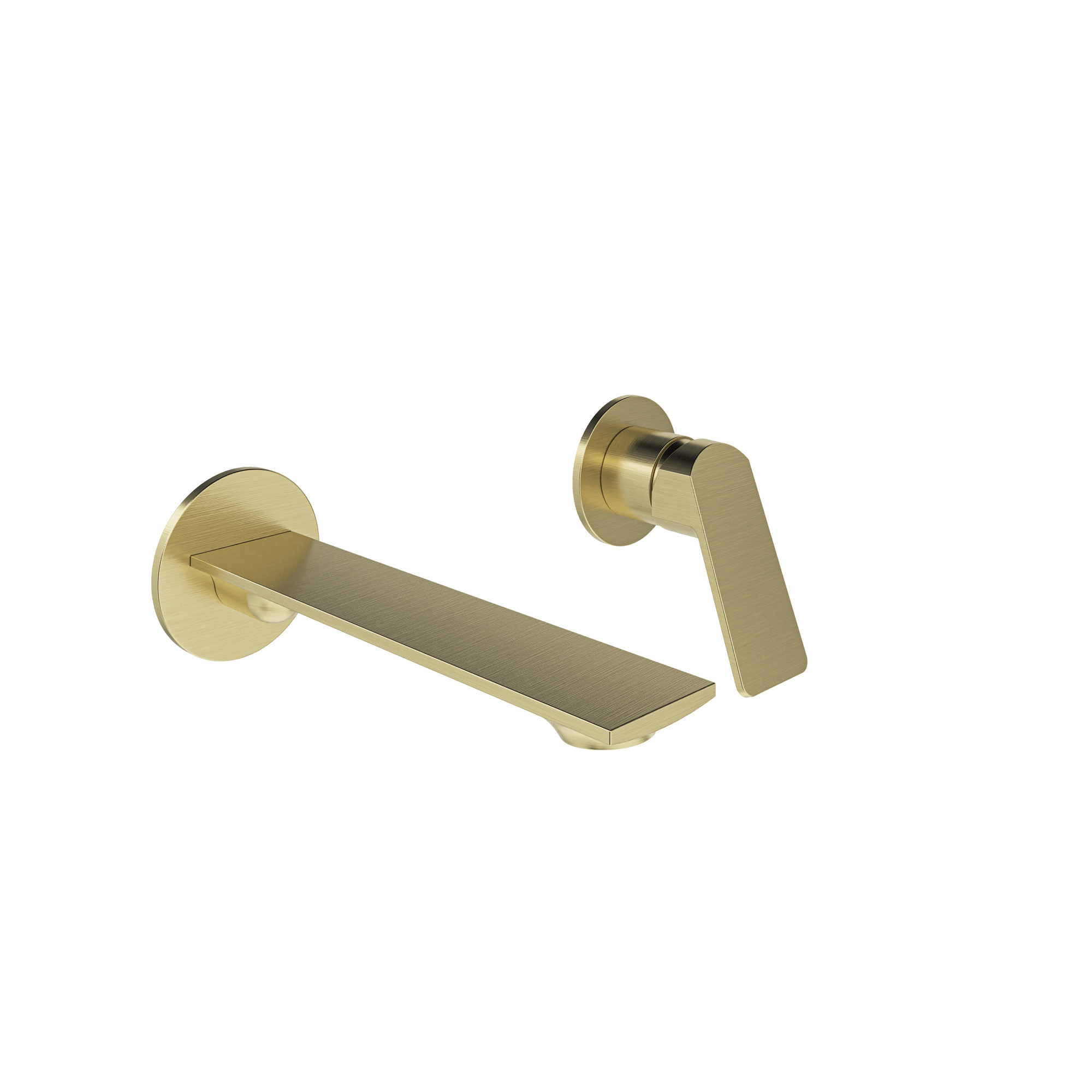 Uniq Built-in Washbasin Mixer Brushed Gold