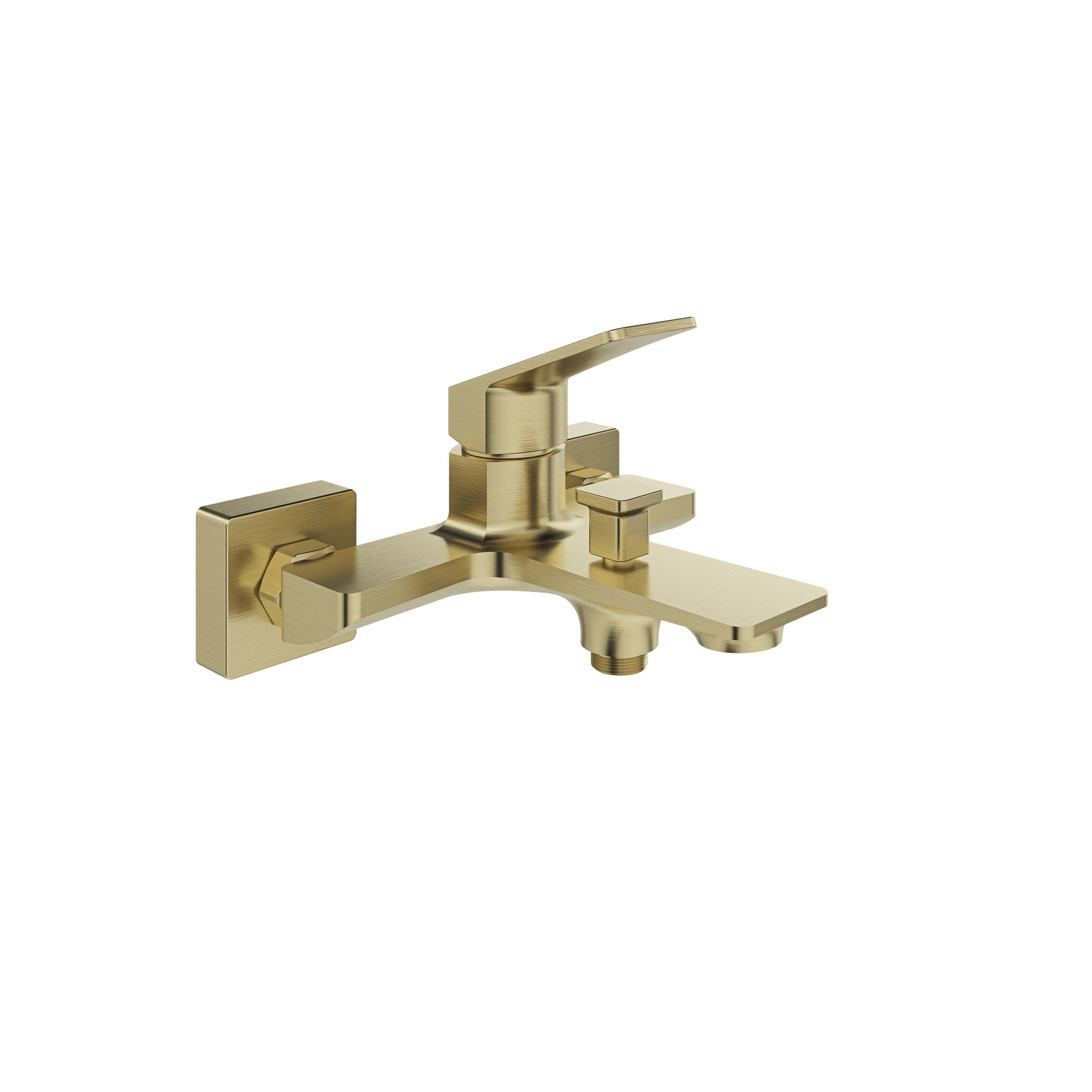 Uniq Bath Mixer Brushed Gold