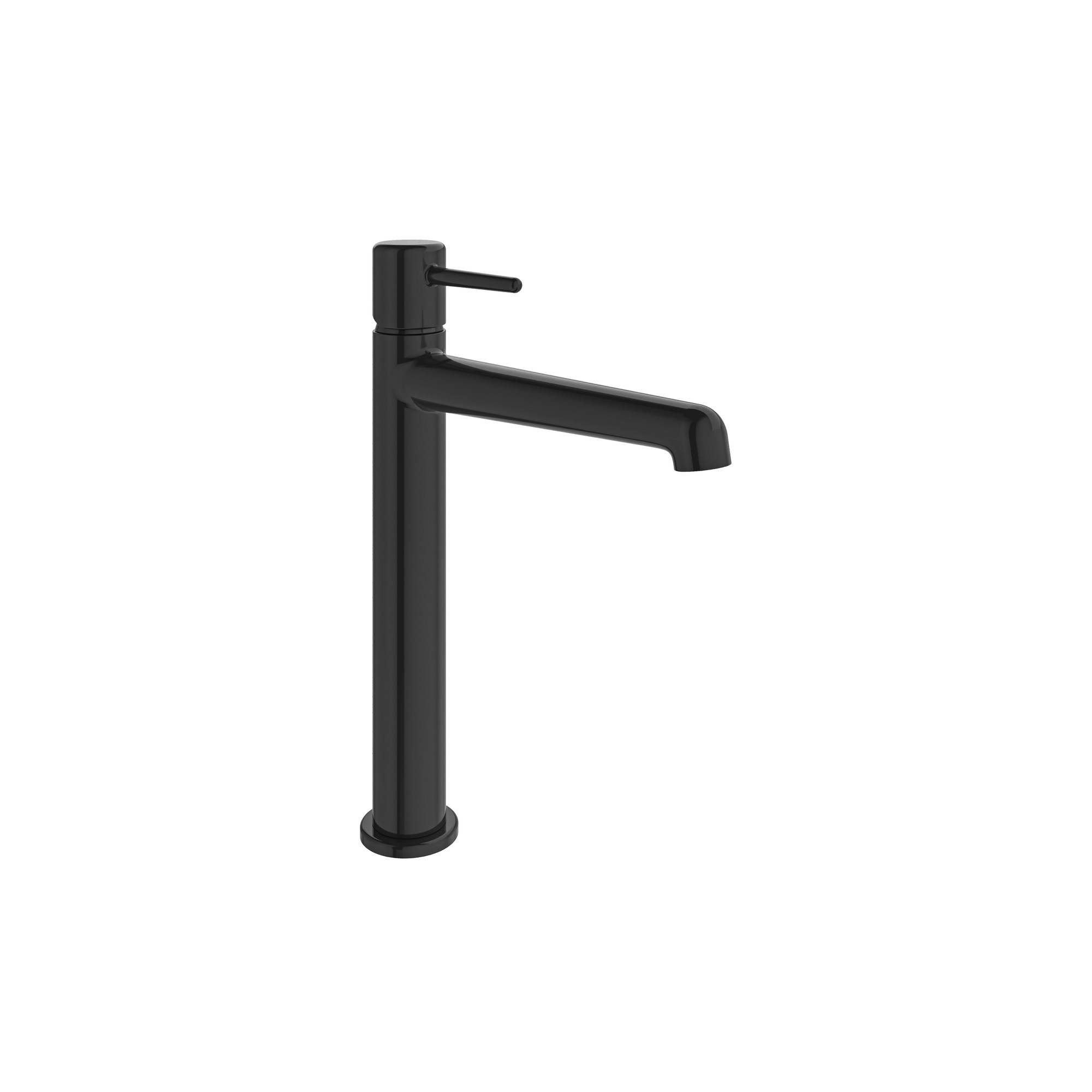 Toi High Washbasin Mixer Polished Black