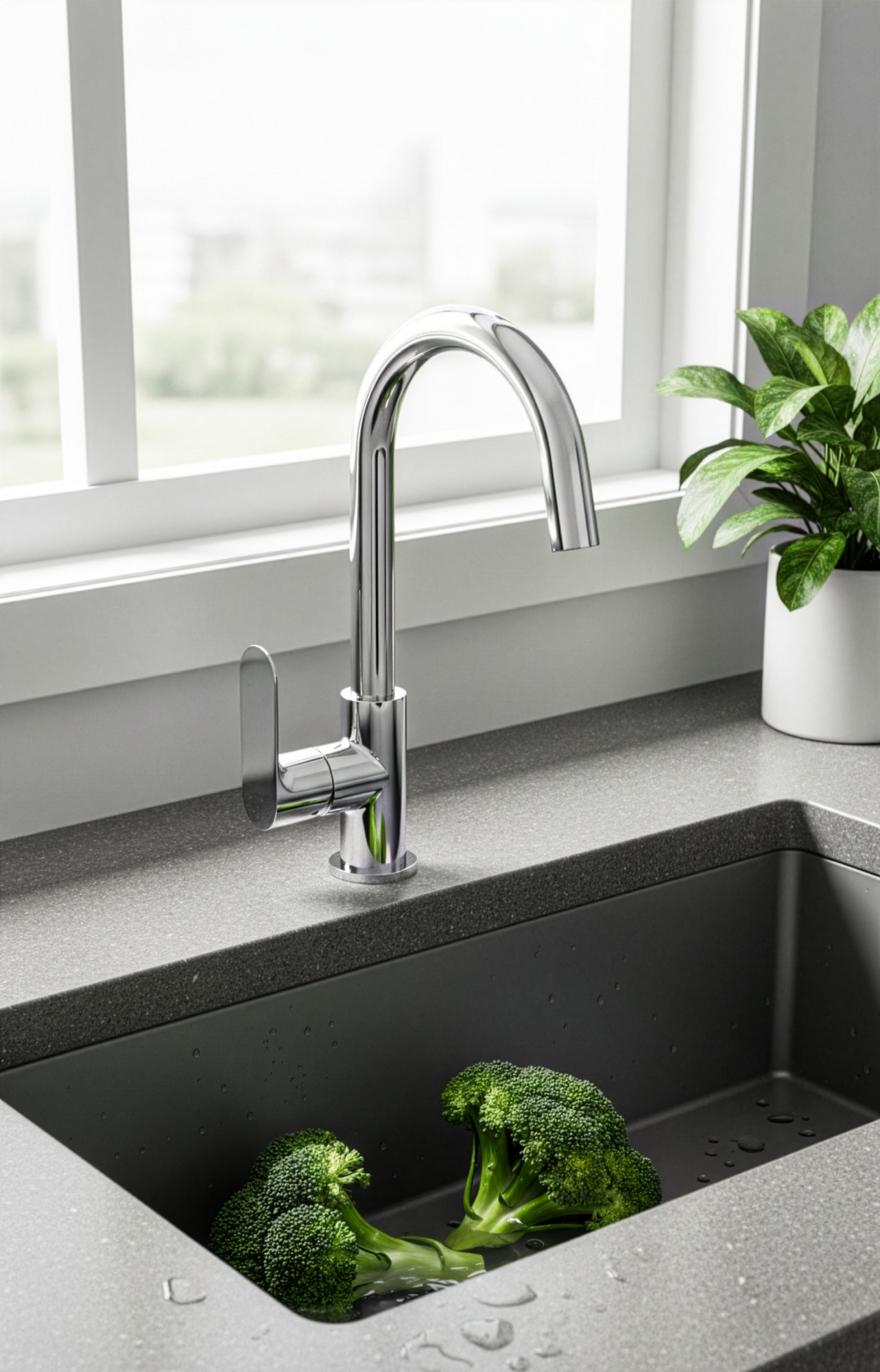 Idea Washbasin Mixer With Swivel Spout