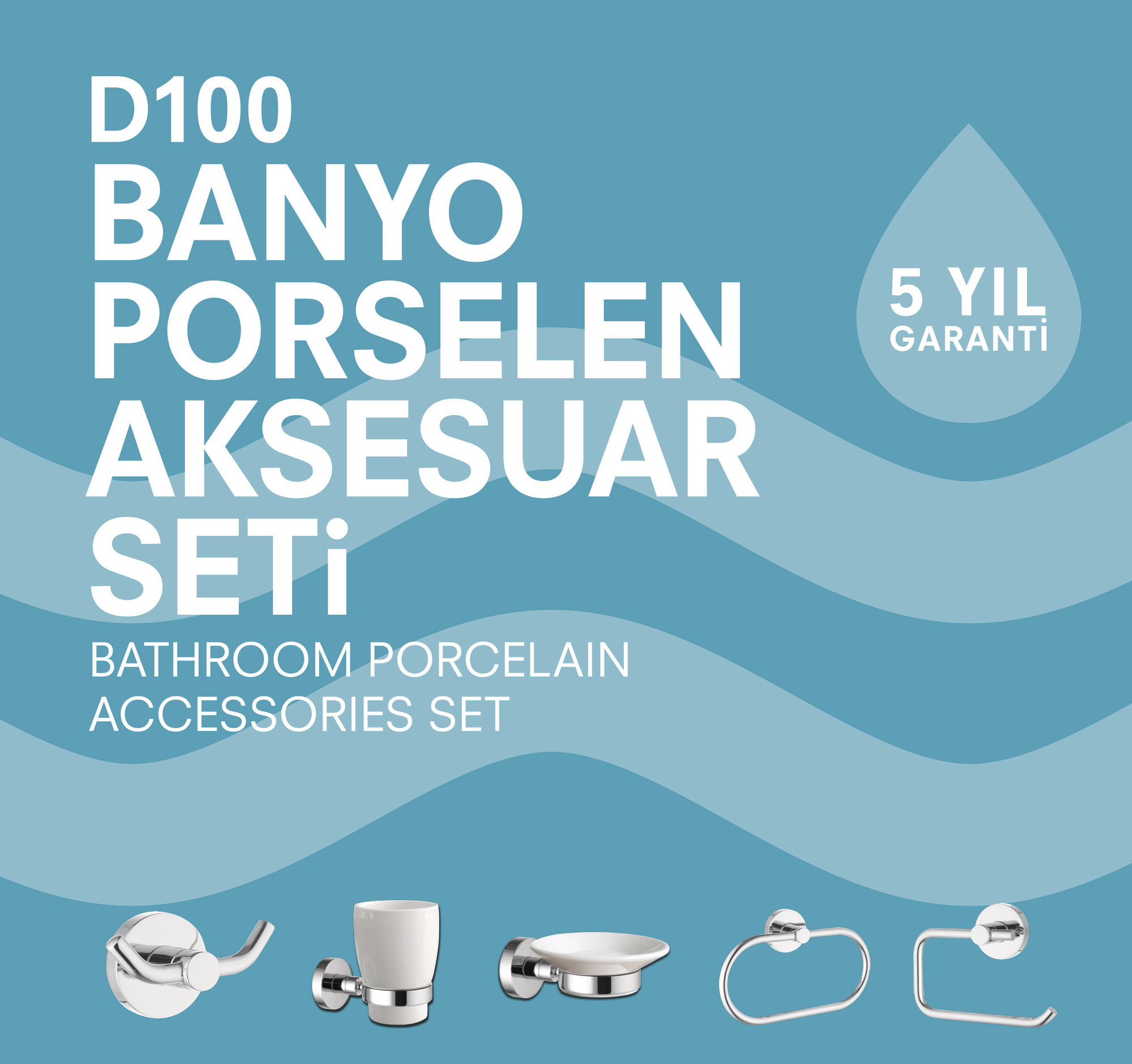 D100 Porselen Aksesuar Seti