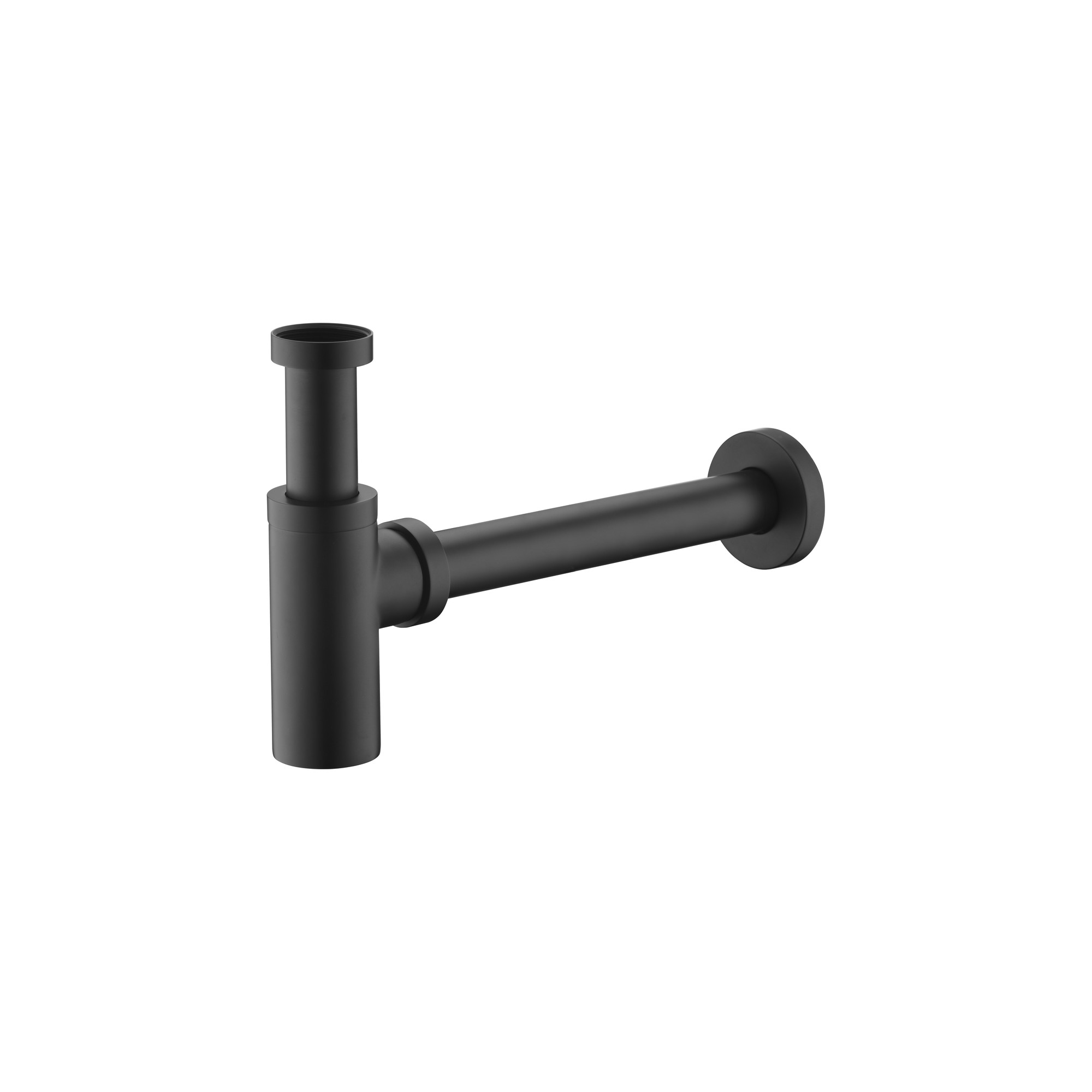 Minimalist Lavabo Sifonu Mat Siyah