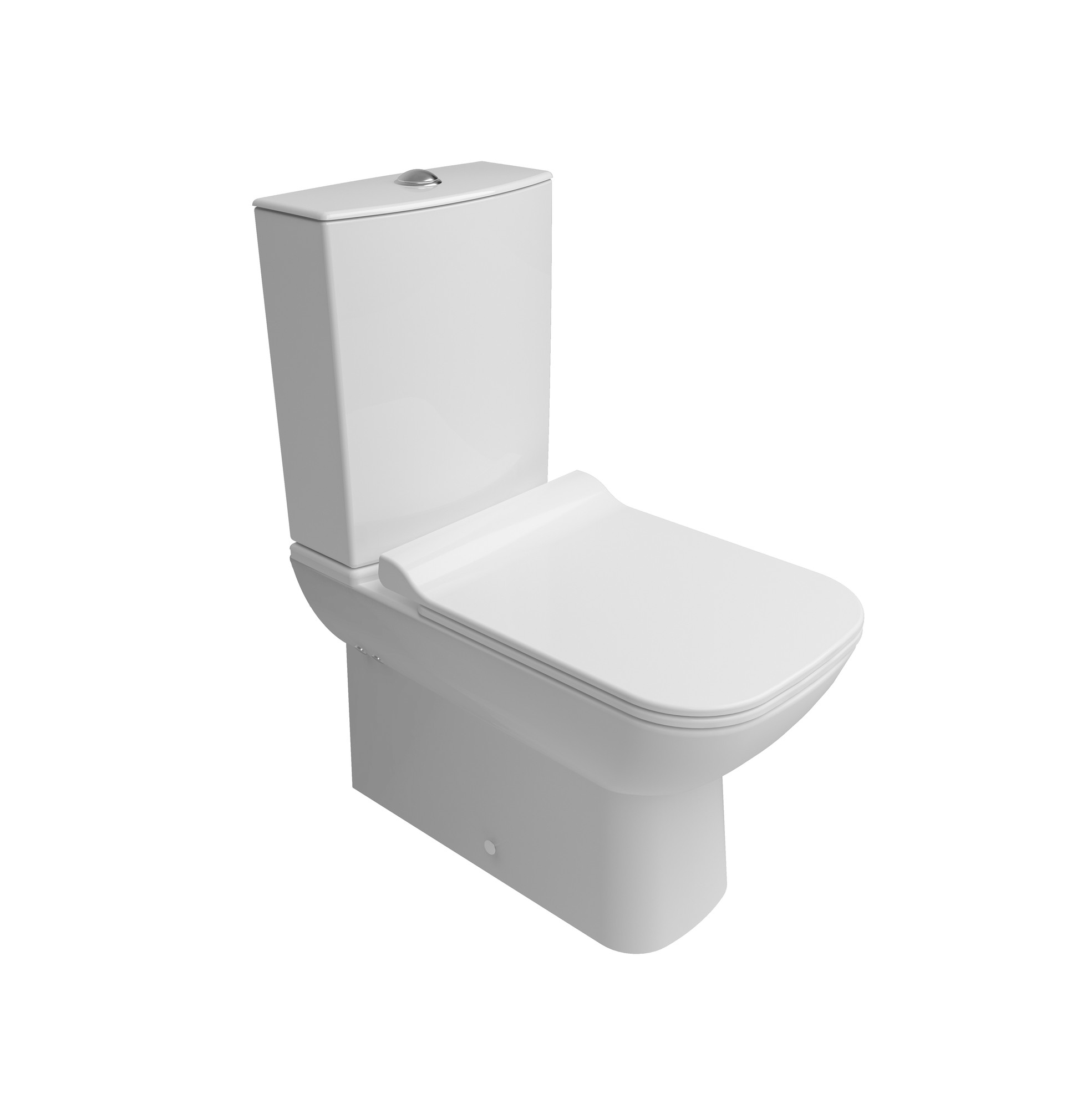 Babel Duvara Sıfır Klozet+ Rezervuar+Ultra Slim Kapak